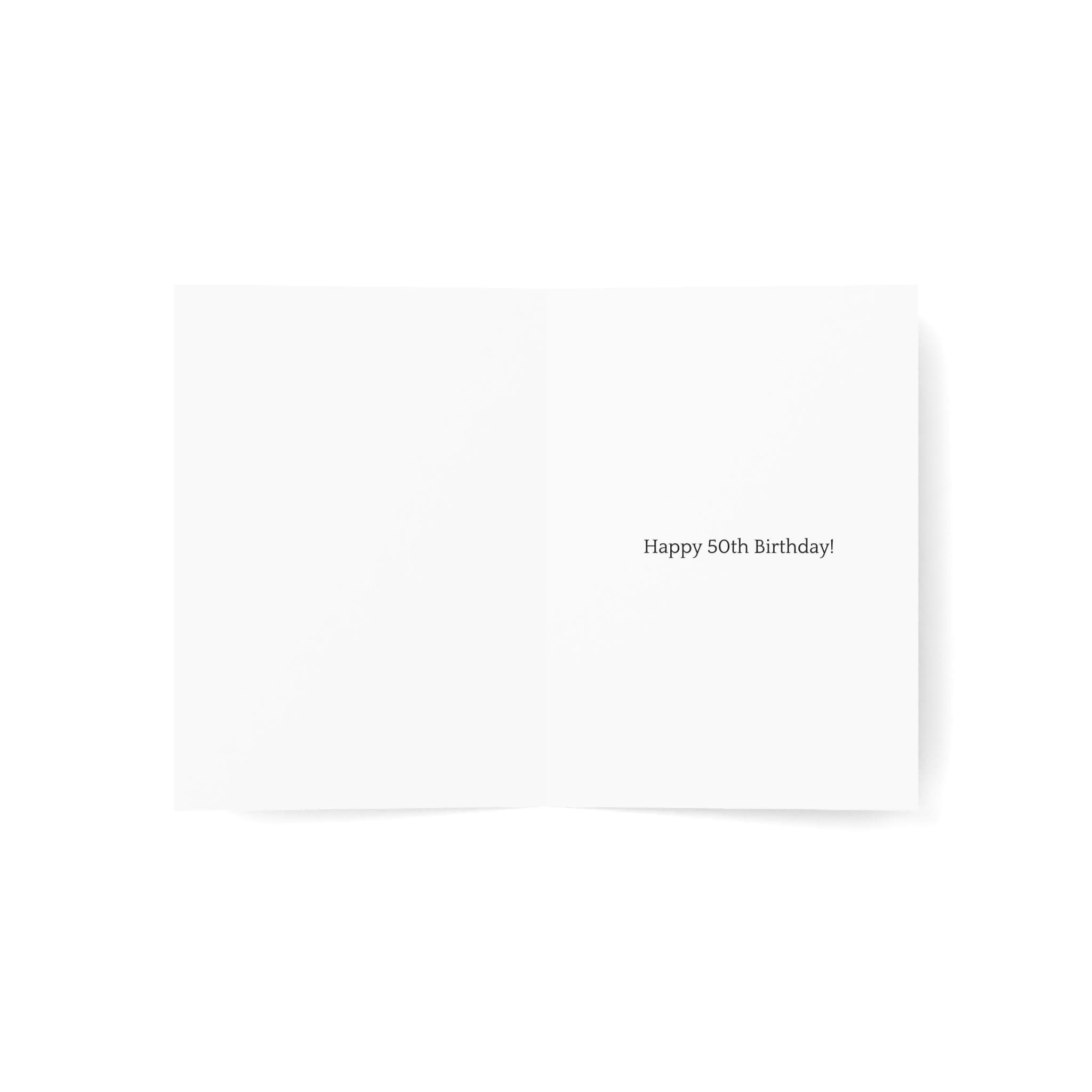 Floral 50th Birthday Card, "50 & Thriving" - image 4