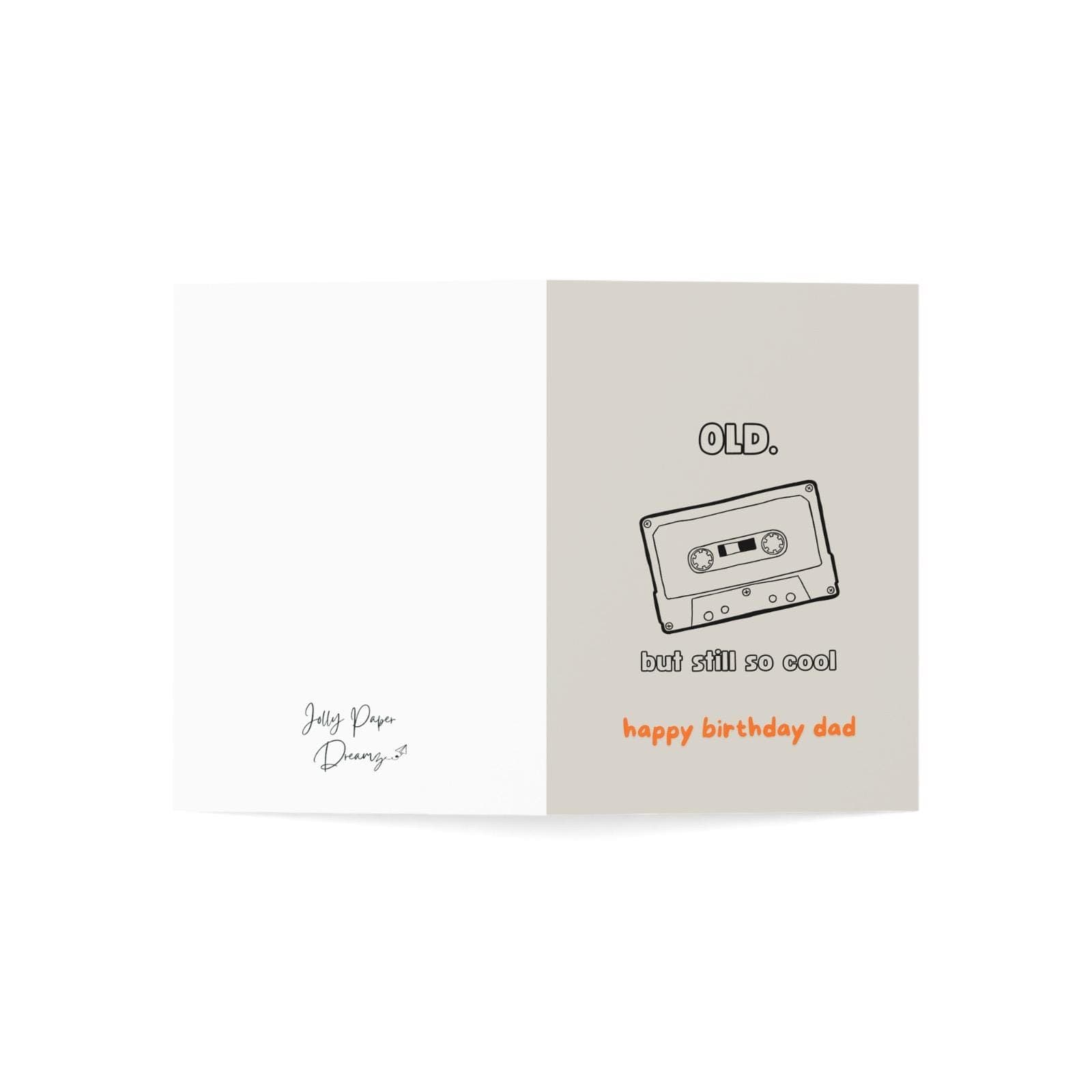 Funny Cassette Tape Birthday Card for Dad - image 3