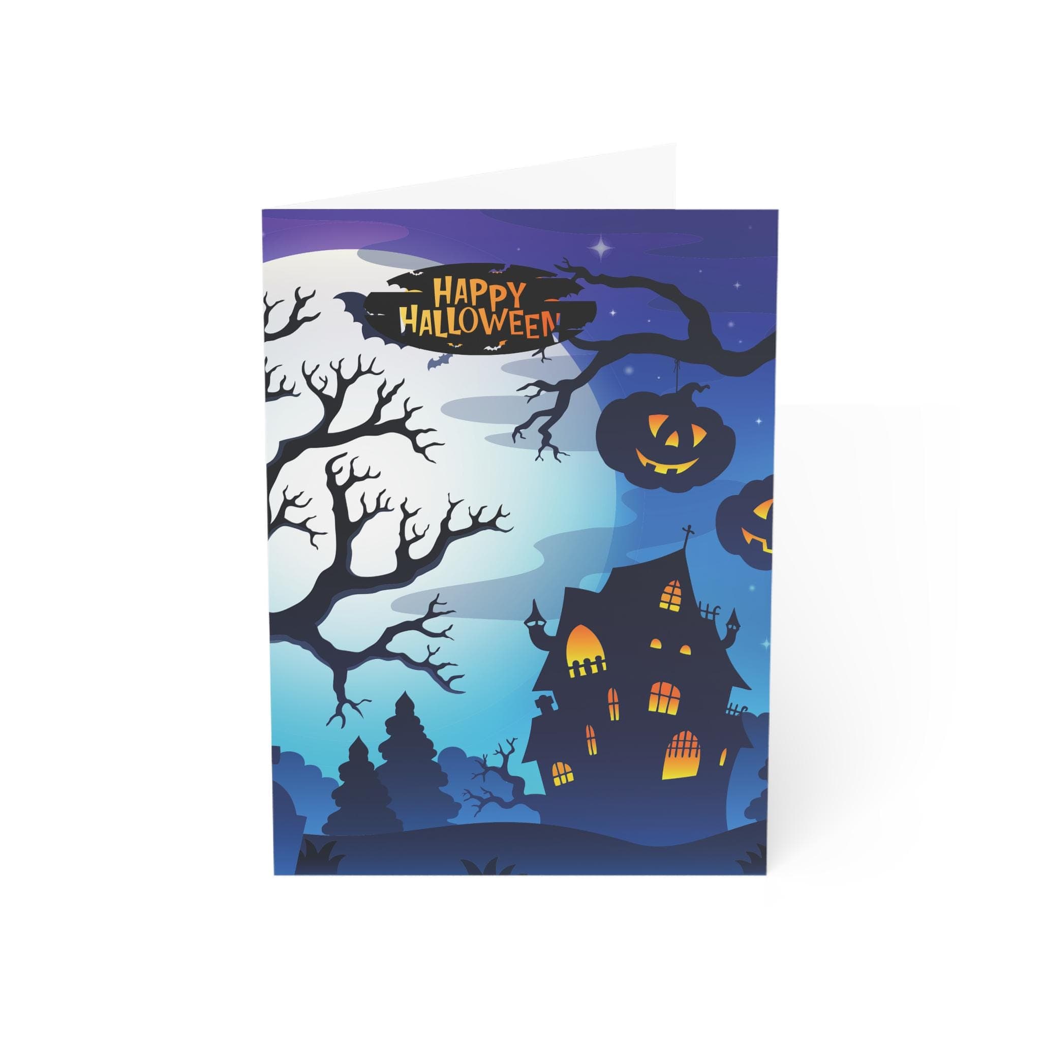 Haunted House Halloween Card, Blank Inside - image 3