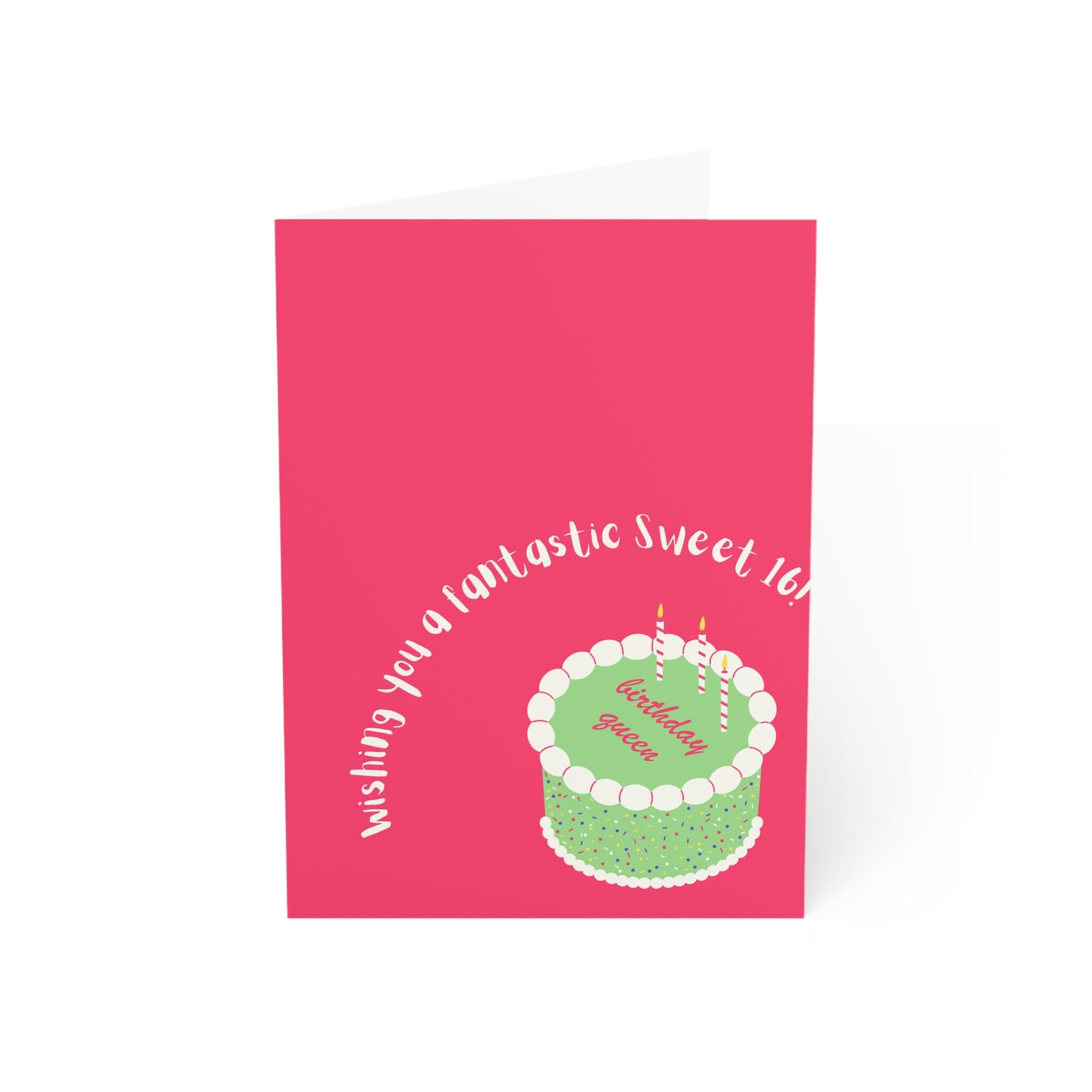 Sweet 16 Birthday Cake Card - image 3