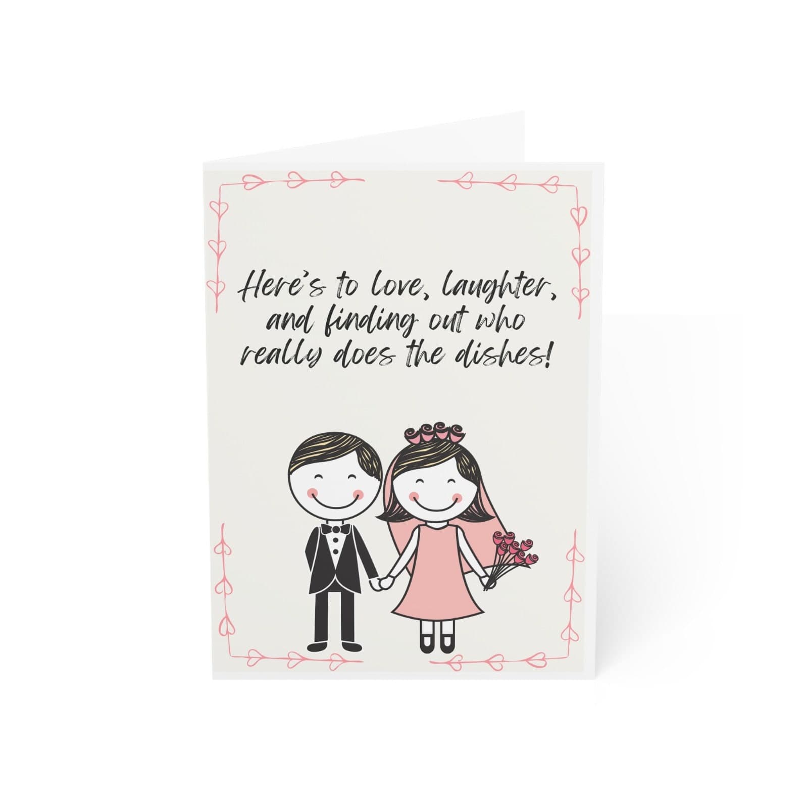 Funny Wedding Card, Bride and Groom, Congratulations Card - image 4