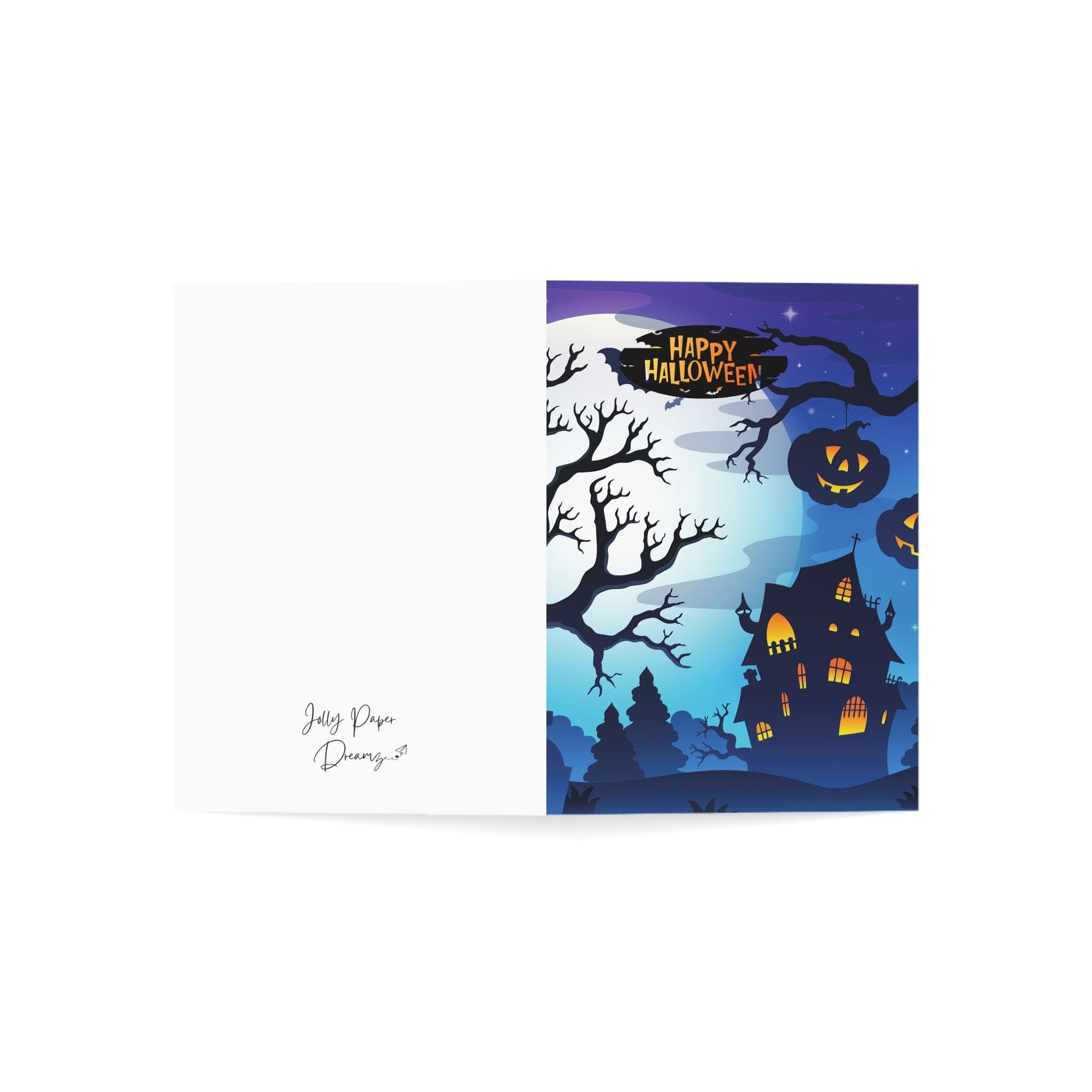 Haunted House Halloween Card, Blank Inside - image 4