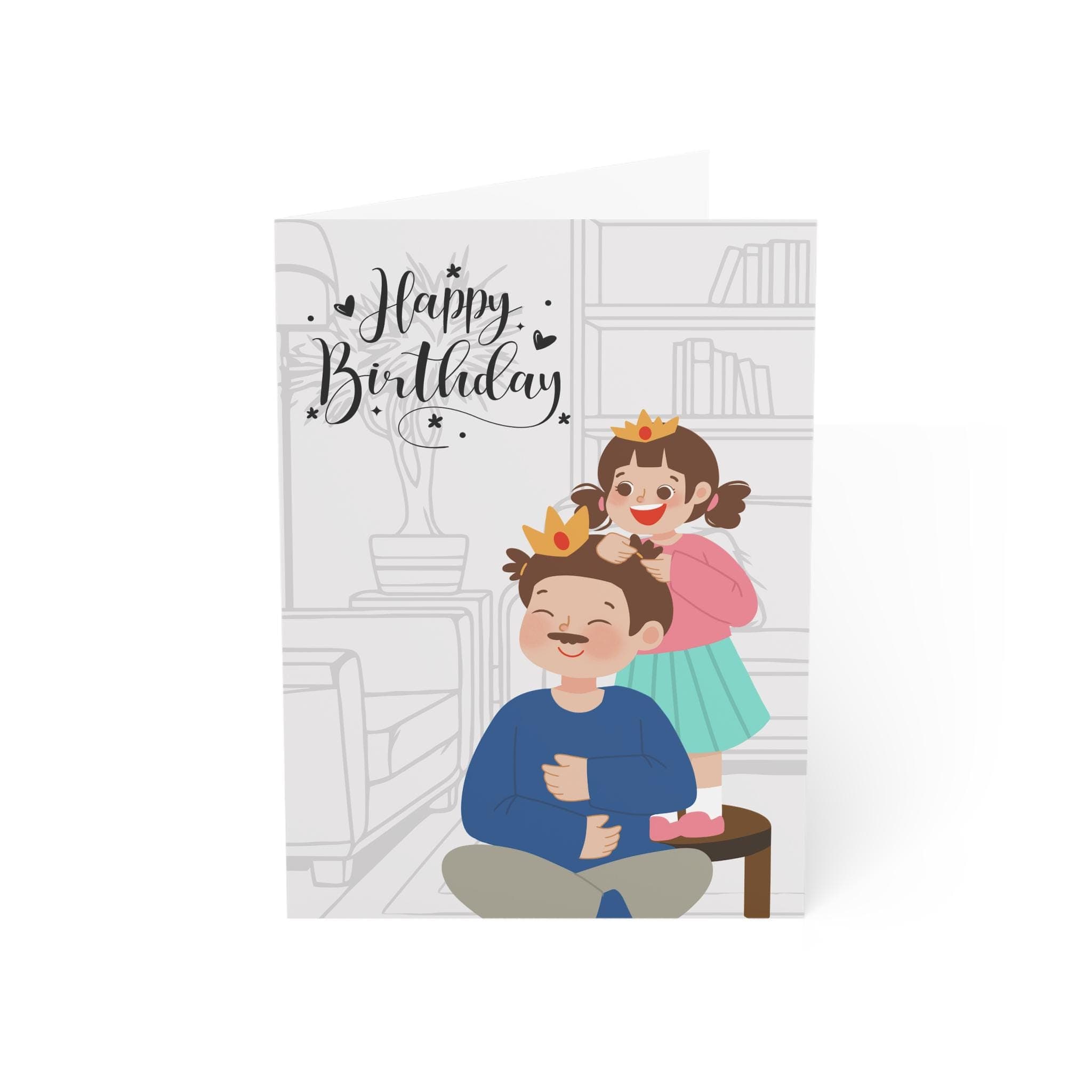 Dad Birthday Card from Daughter, Personalized Card - image 3