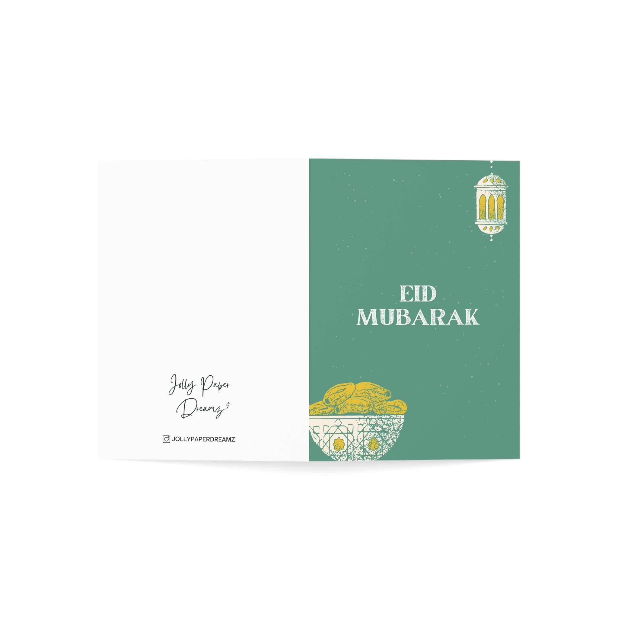 Eid Mubarak Greeting Card, Islamic Holiday Card, Islamic Greeting Card - image 4