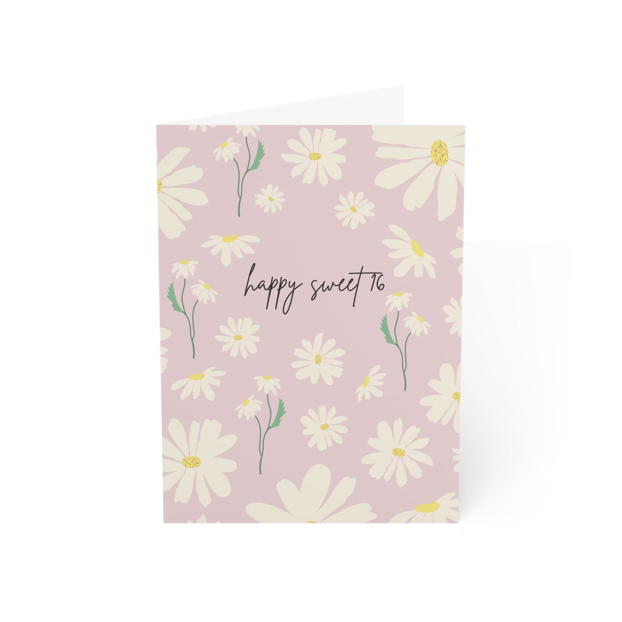Floral Sweet 16 Card, Happy 16th Birthday - image 3