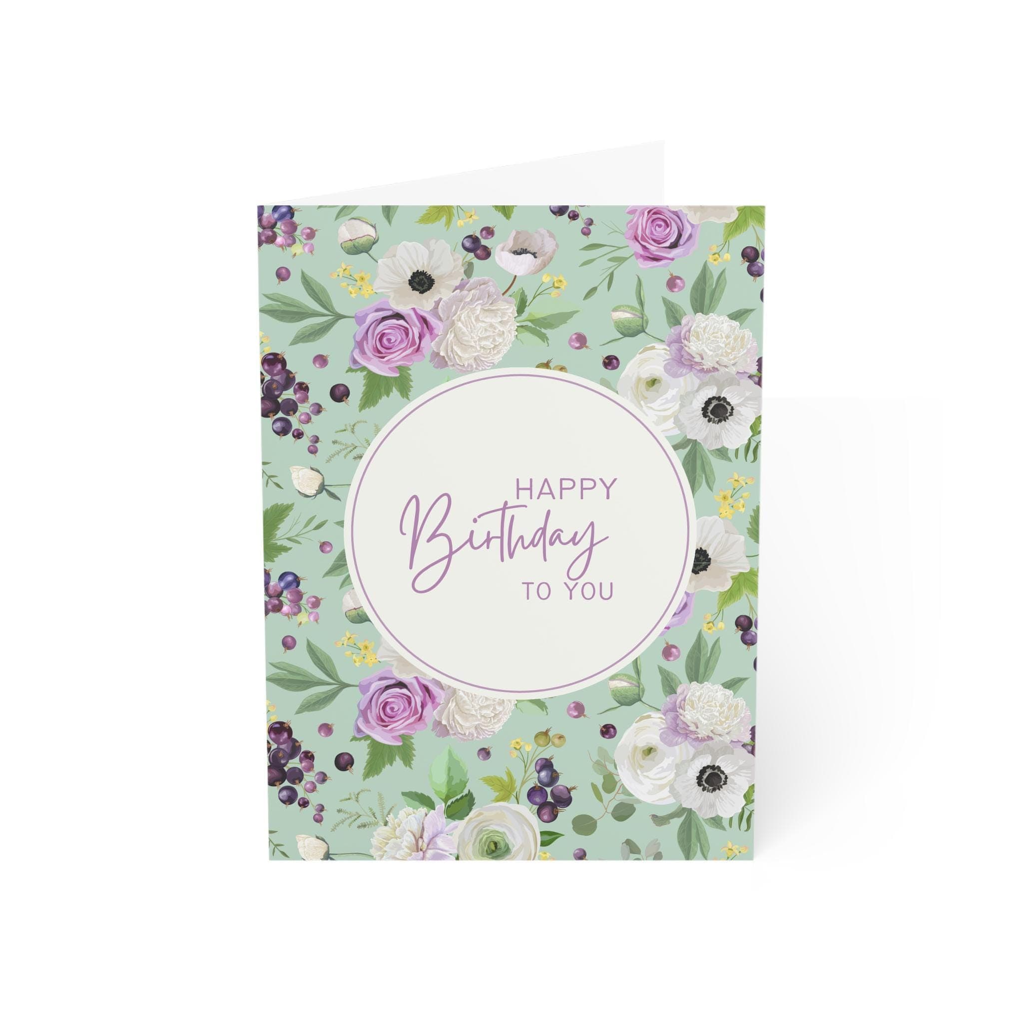 Floral Birthday Card: Blank Inside (4.25x6.25) - image 4