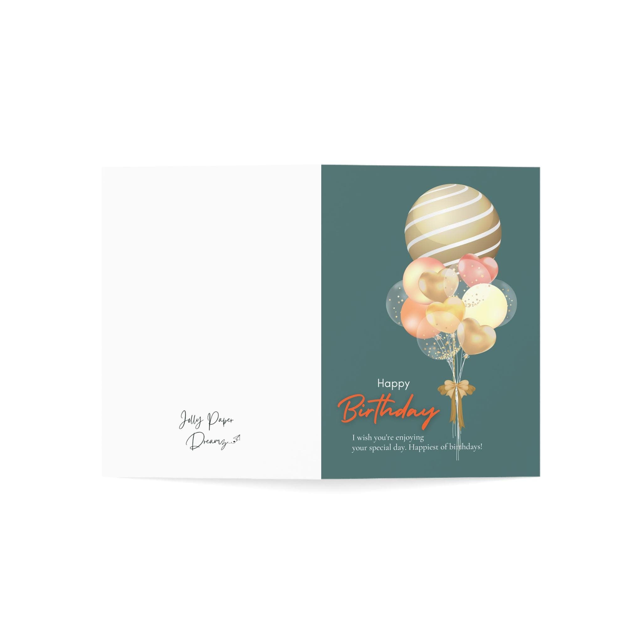 Balloons Birthday Card: Special Day Wishes (4.25x6.25) - image 4