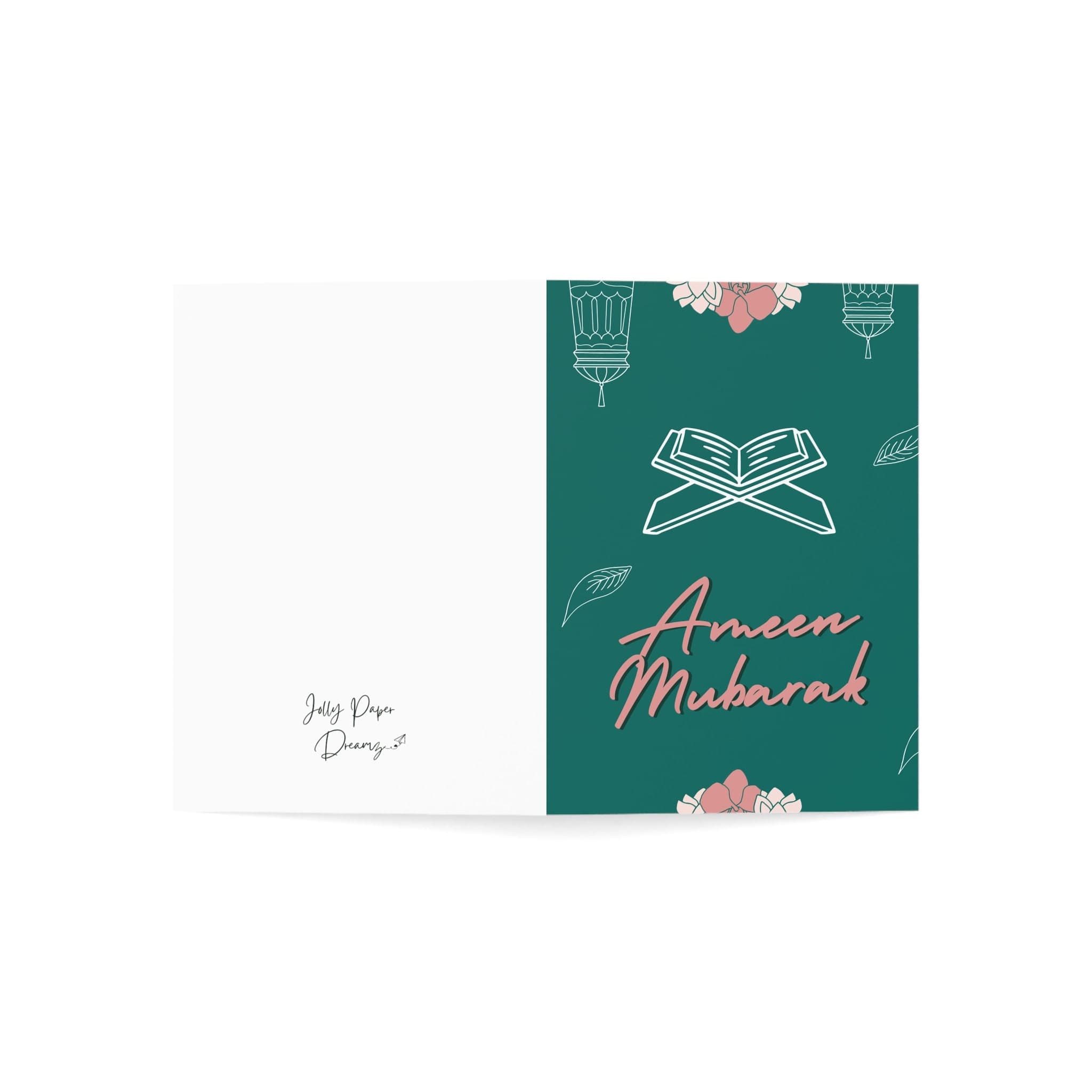 Ameen Mubarak Card, Muslim Congratulations Card - image 4