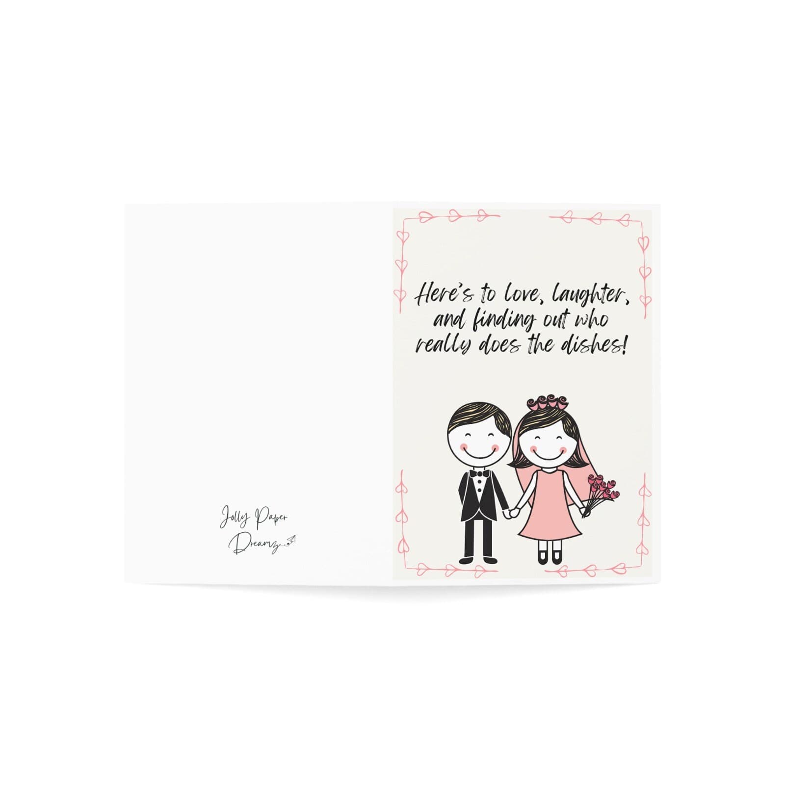 Funny Wedding Card, Bride and Groom, Congratulations Card - image 3