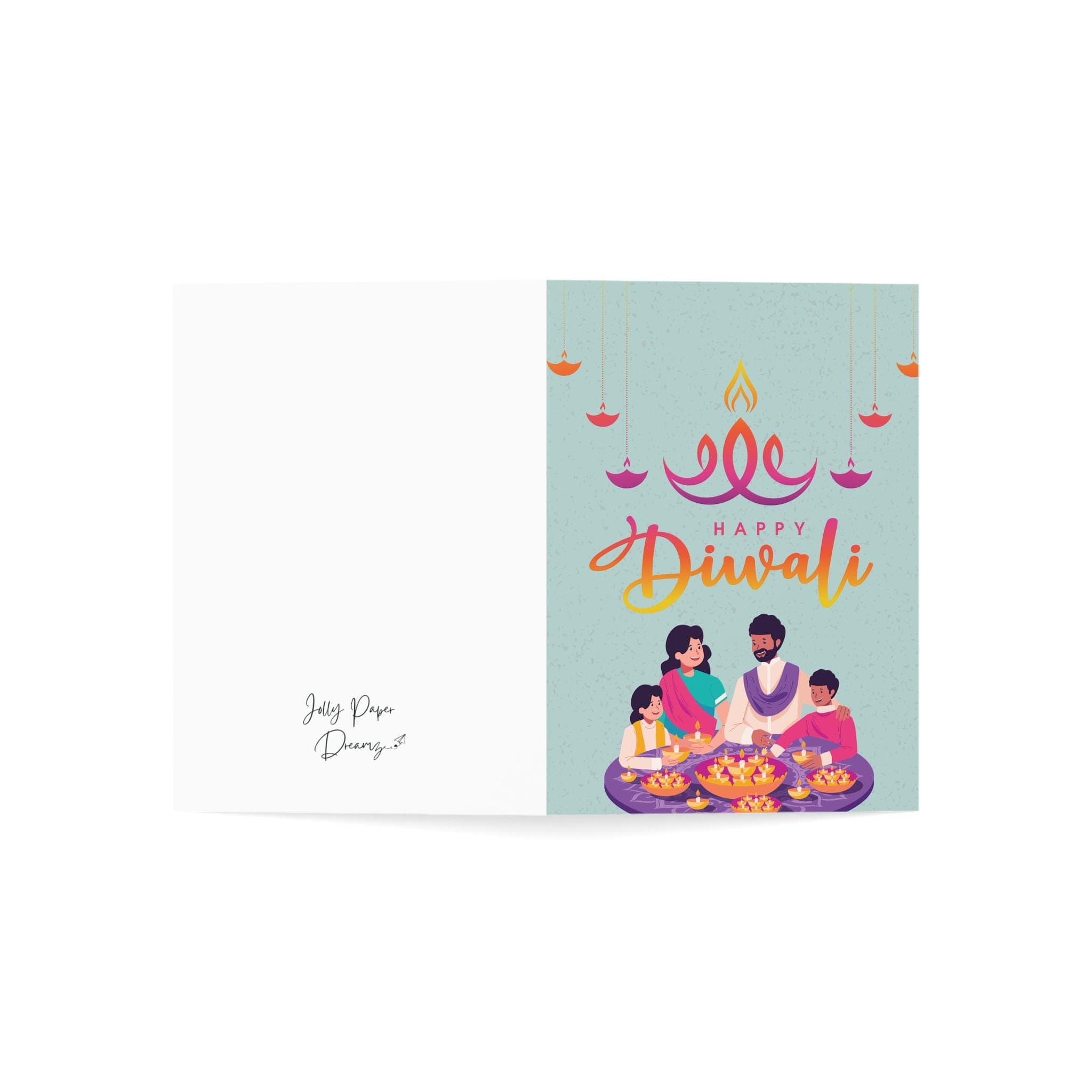 Happy Diwali Card, Hindu Festival (4.25x6.25) - image 4