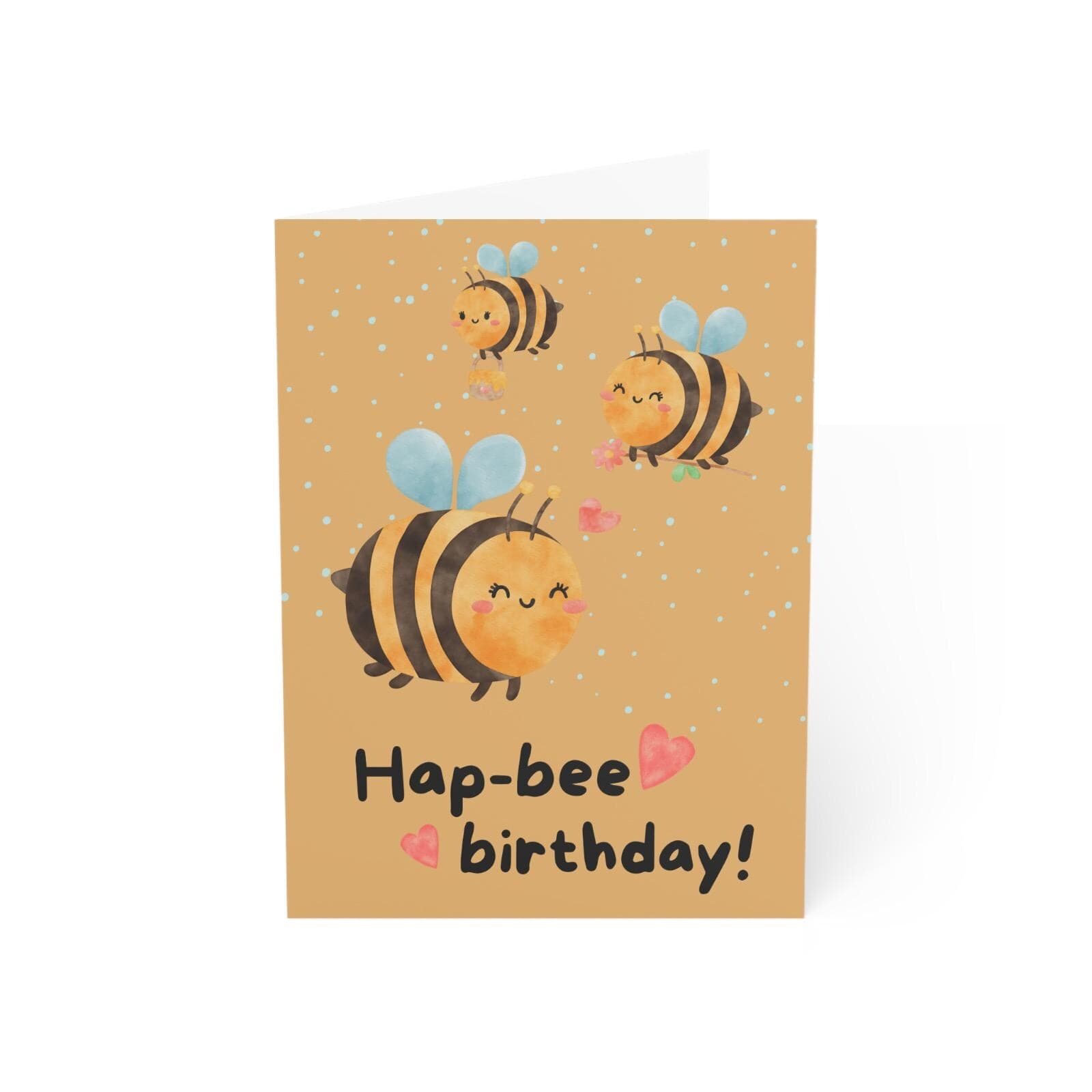 Funny Bee Birthday Card, Pun Birthday (4.25x6.25) - image 4