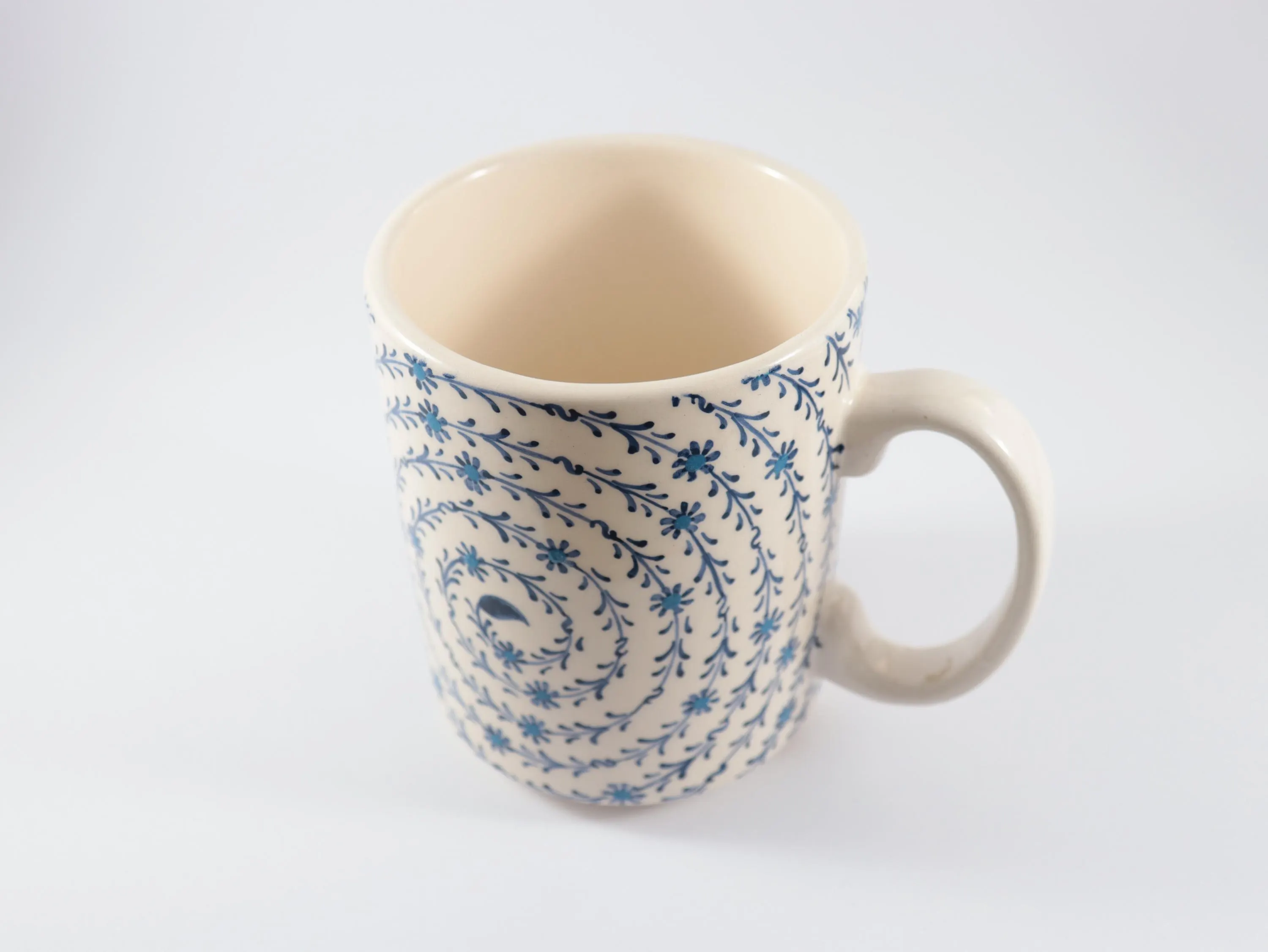 Hand Painted Blue Halic Motif Ceramic Coffee Mug, Istanbul Golden Horn Pattern Coffee Cup, Unique Gift Ceramic Art, 10 oz Coffee Mug - image 5