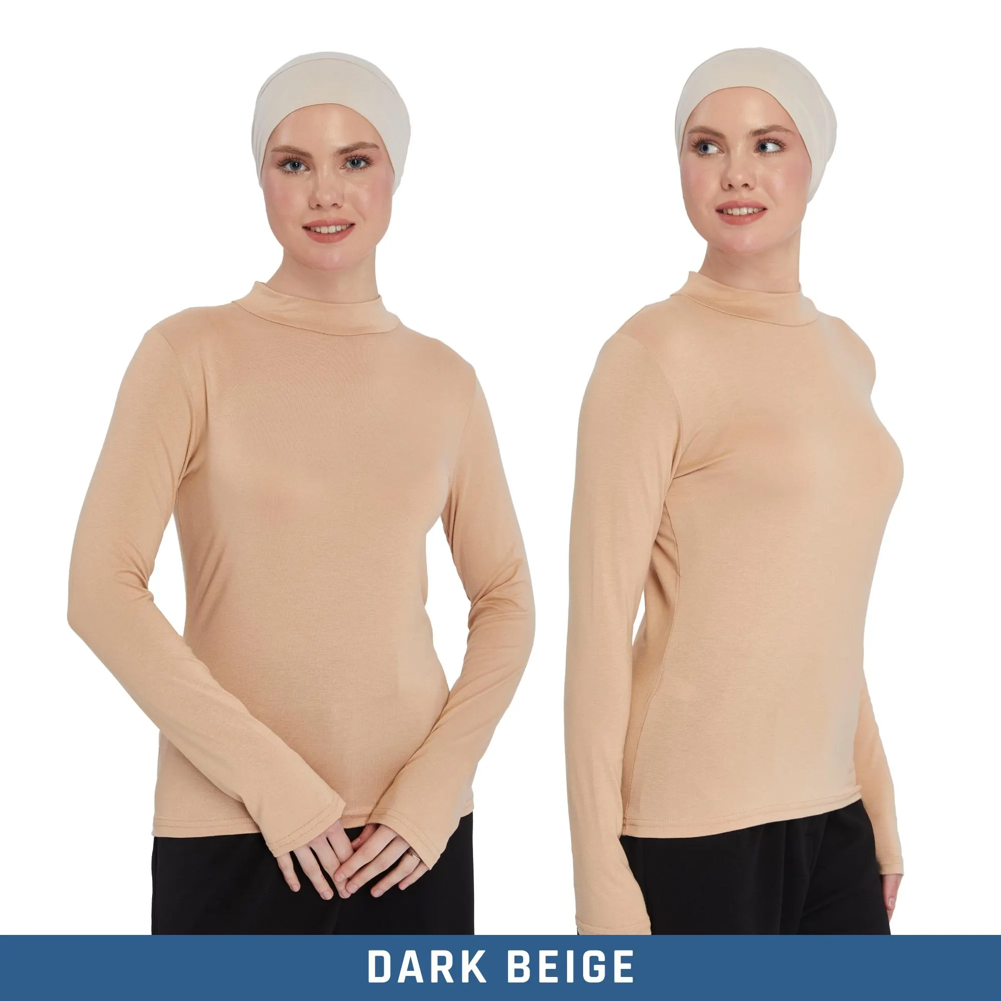 Cotton Turtleneck Sweater: Long Sleeve Modest Top - image 3