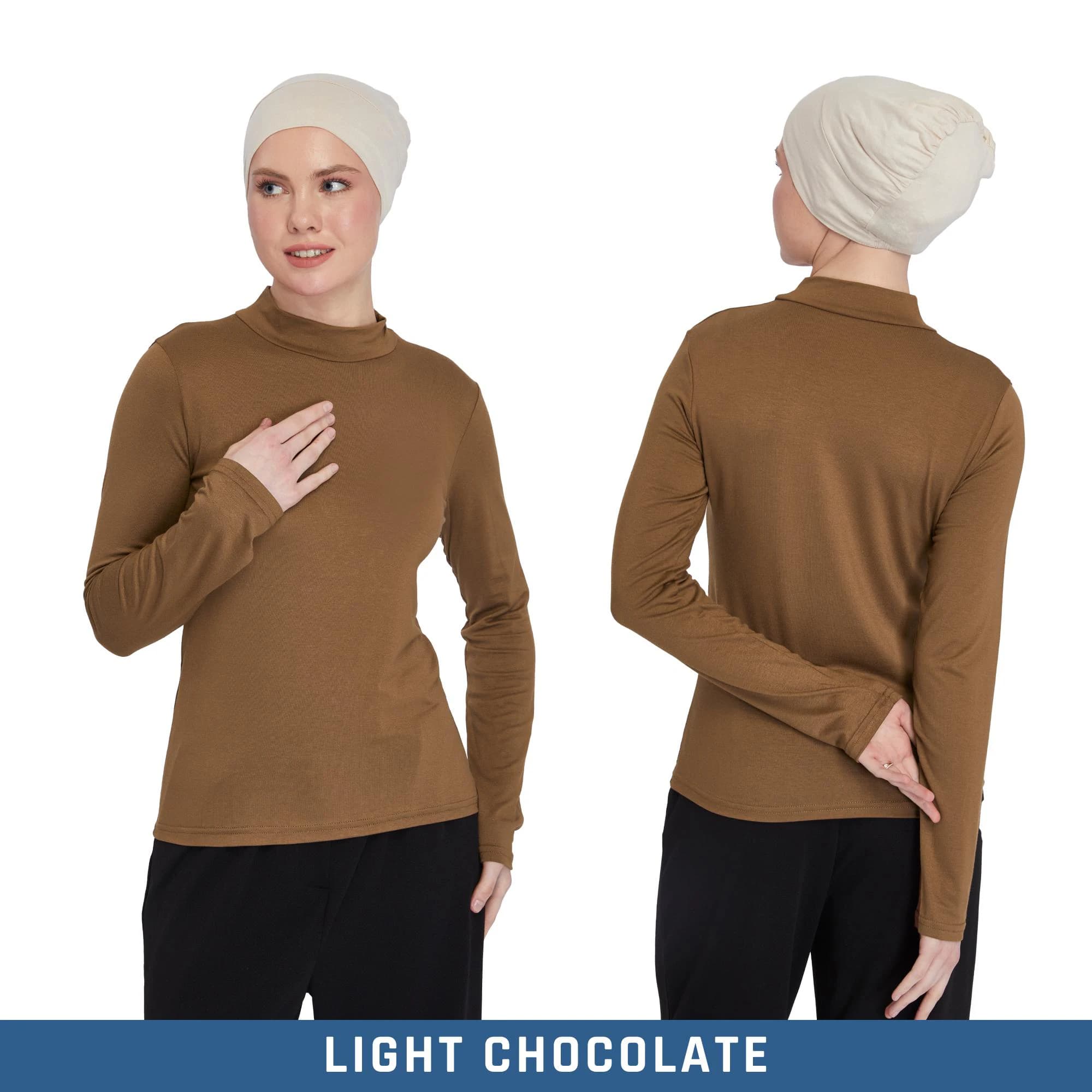 Cotton Turtleneck Sweater: Long Sleeve Modest Top - image 5