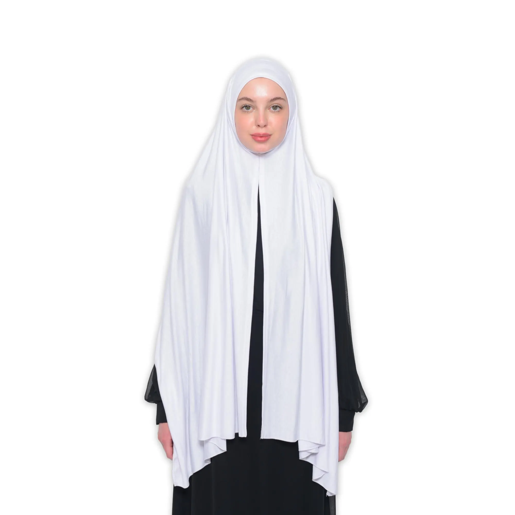 Organic Viscose Practical Shawl | Big Scarf & Instant Wrap Hijab | Luxury Plain Shawl in Combed Cotton | Headscarf for Women