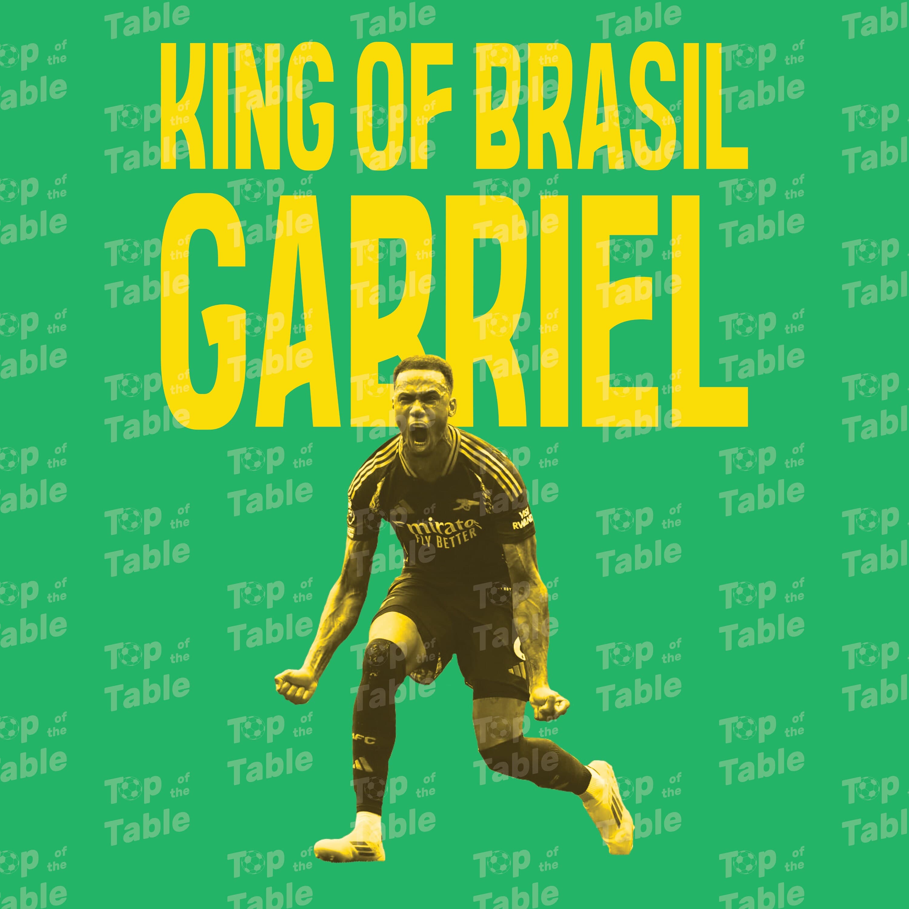 Gabriel Magalhães | King of Brasil | Arsenal FC Tee - image 3