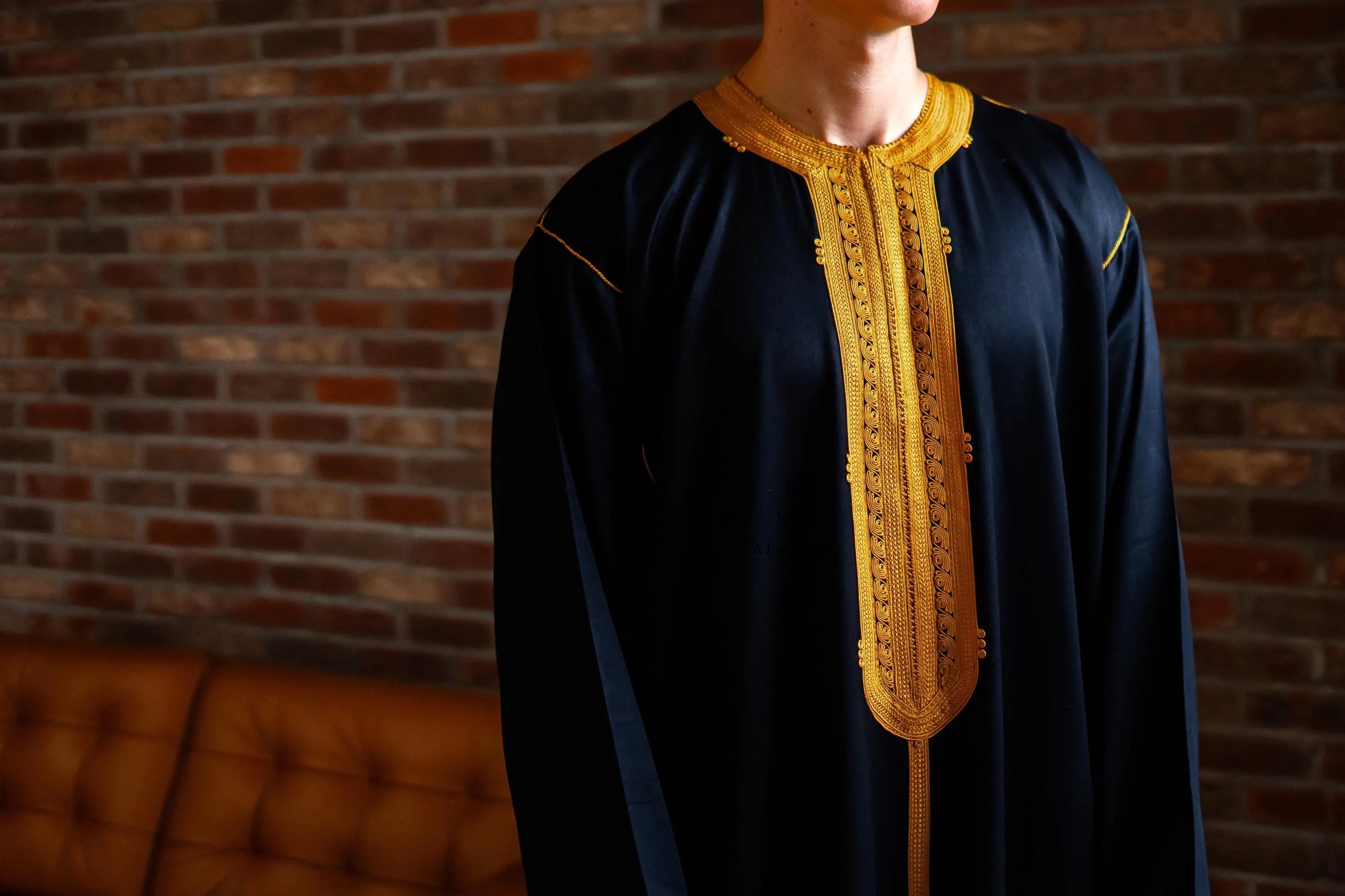 Custom Kaftan Handmade For Men Moroccan Kaftan Weeding outfit