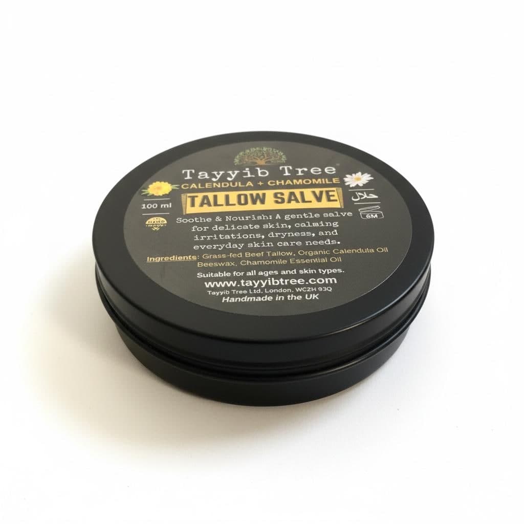 Grass Fed Beef Tallow Salve | Calendula Chamomile Balm for Baby Nappy Rash, Eczema, Psoriasis & Dry Skin | Suitable for all ages | UK Made - image 3