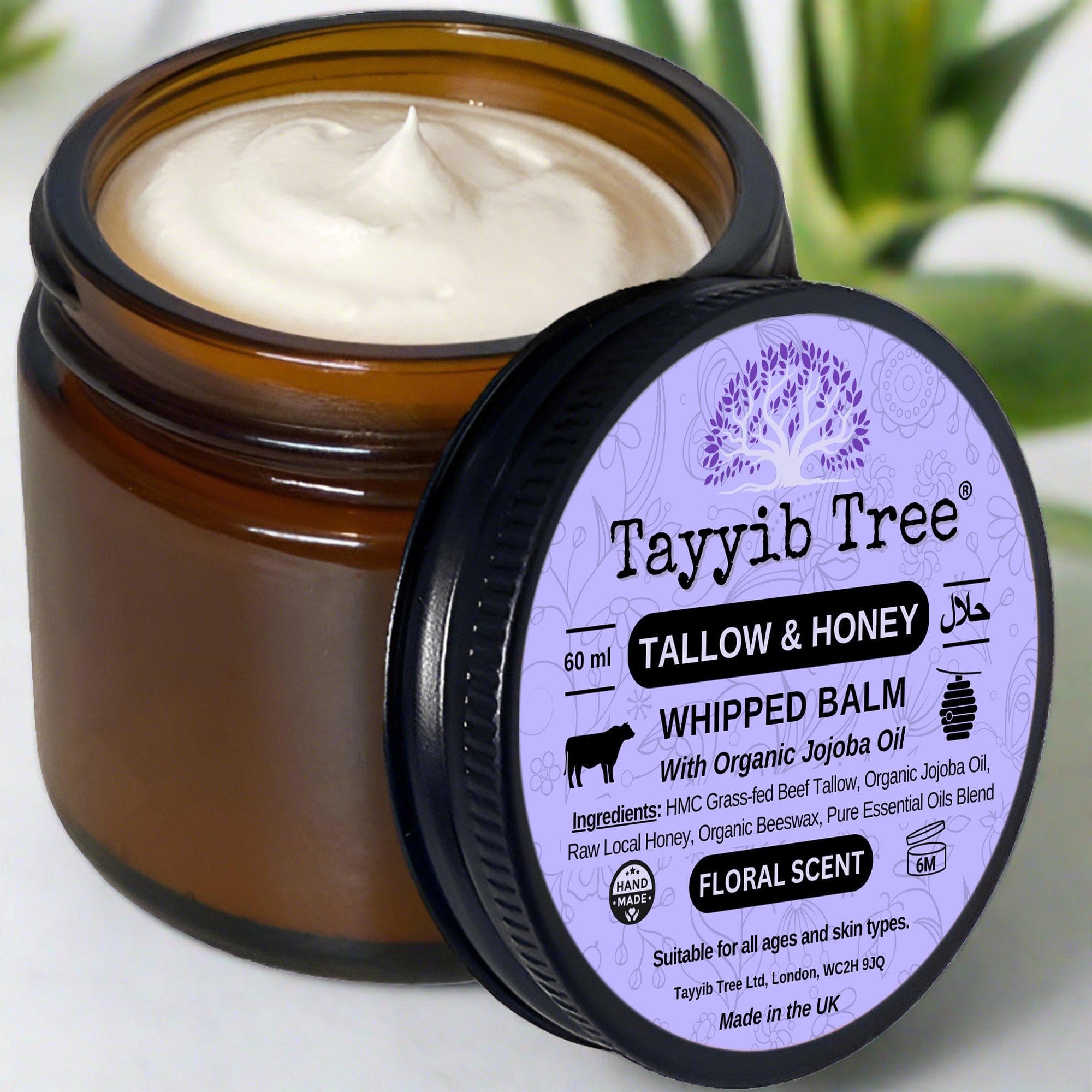 Halal Grass Fed Tallow & Raw Honey Whipped Balm | Natural Skin Repair Balm for Eczema, Proriasis, Dry and Sensitive Skin | UK Handmade - image 4