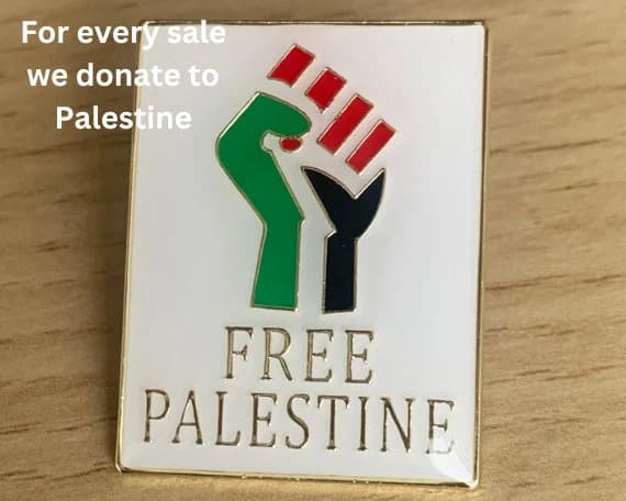 Palestine flag pin badge Palestine fundraiser Gaza badge Palestine enamel lapel pin badge Gaza fundraiser