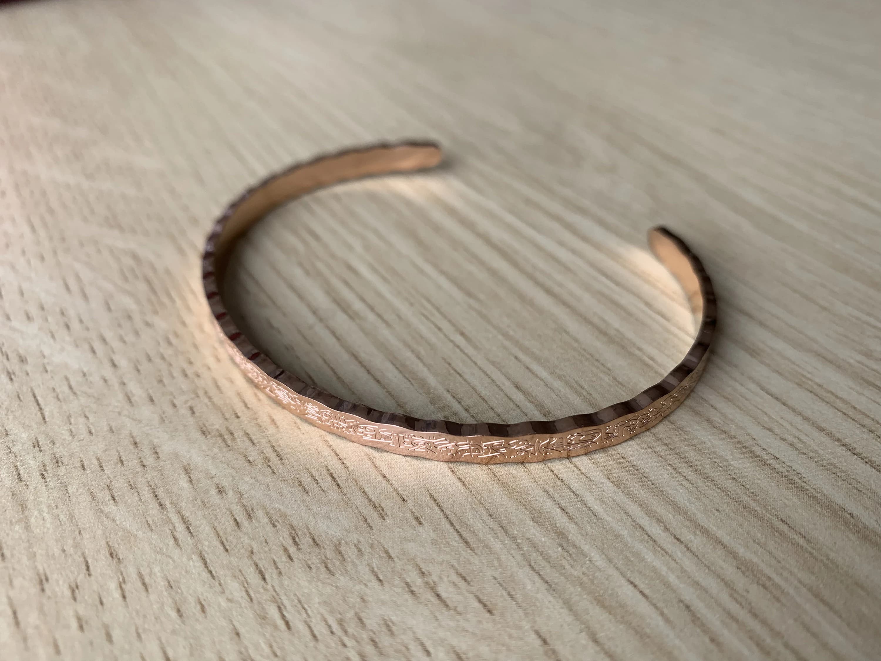 Ayatul Kursi bangle, Islamic bracelet, Eid gift, Muslim gift, Ramadan gift, Quran if bracelet, gold rose gold ayatul kursi bangle engraved - image 5