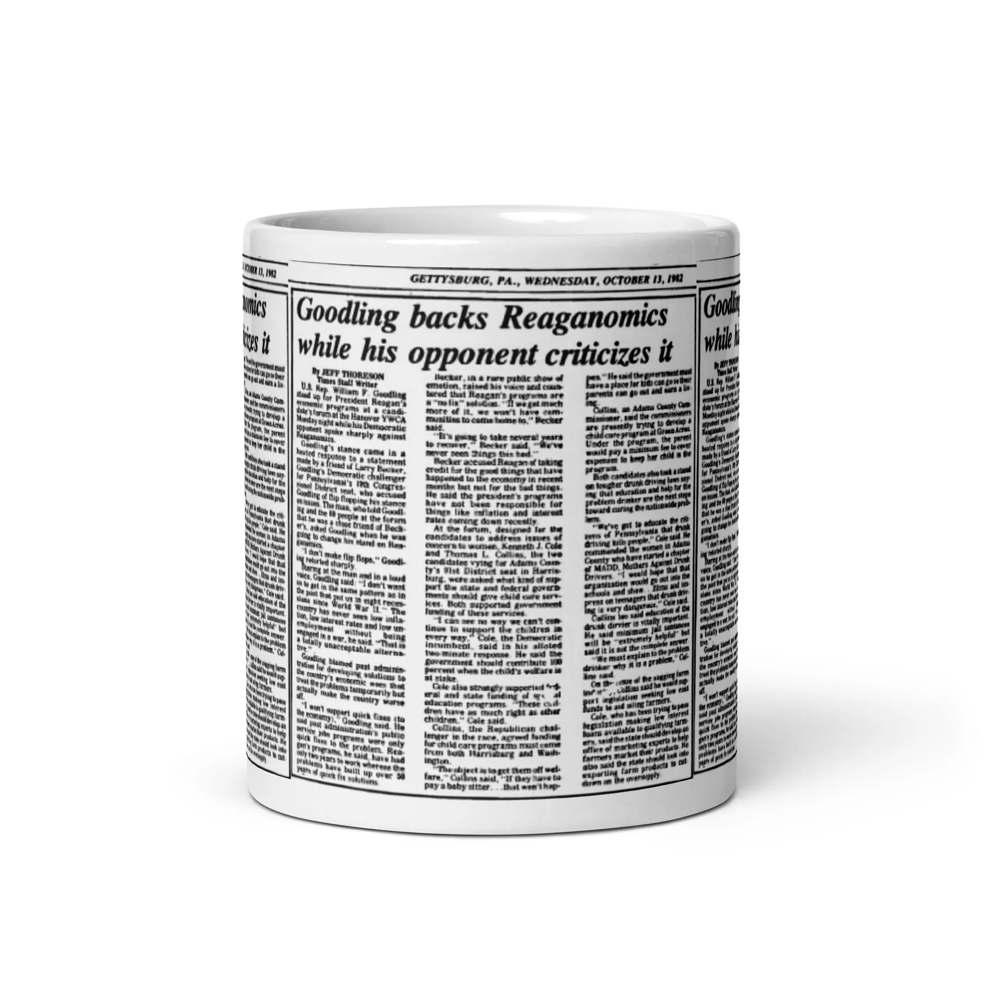 Ronald Reagan #2 / Goodling backs Reaganomics