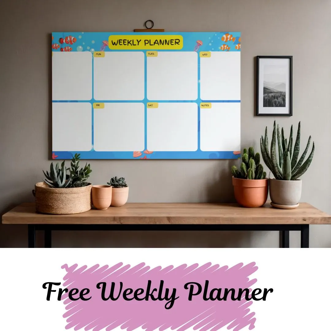 Underwater Sea Calendar 2026/ Ocean Life Wall Calendar PDF/ Marine Printable Gift/ Digital Download - image 2