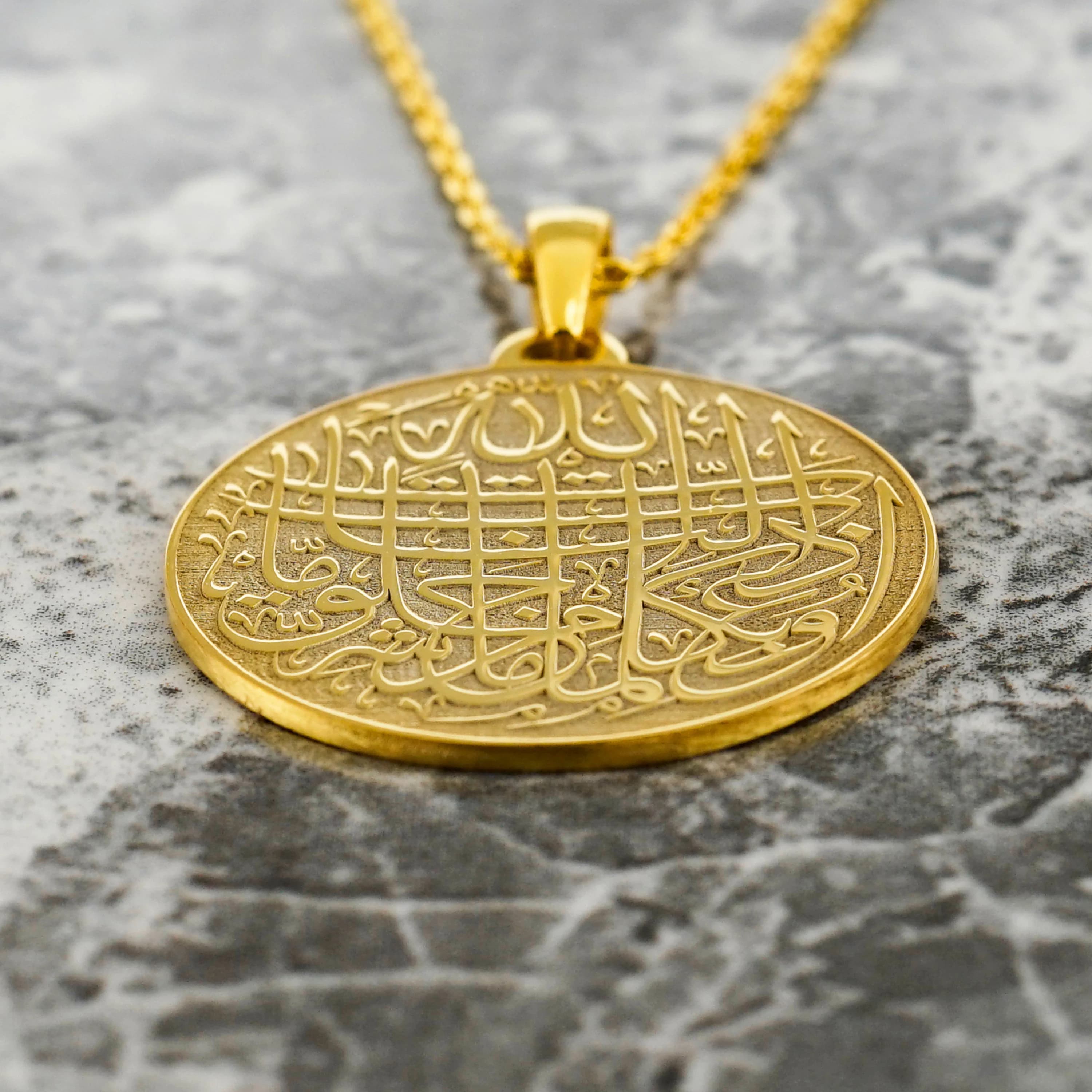 Silver Evil Eye Prayer Pendant Nazar Dua Islamic Necklace Jewelry Gift for Her - image 3