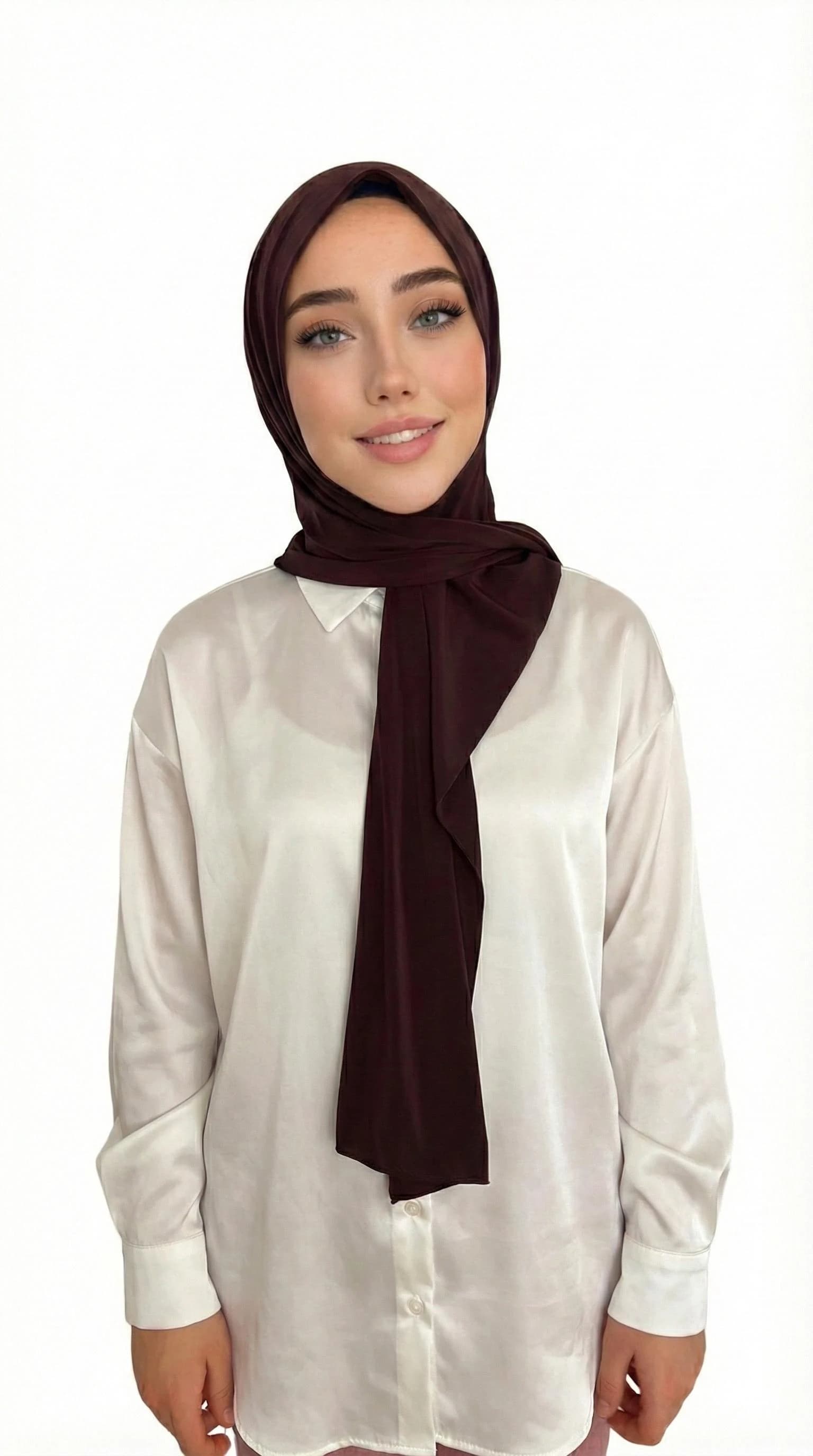 Instant Sandy Hijab: Polyester Blend, Ready to Wear Wrap - image 5