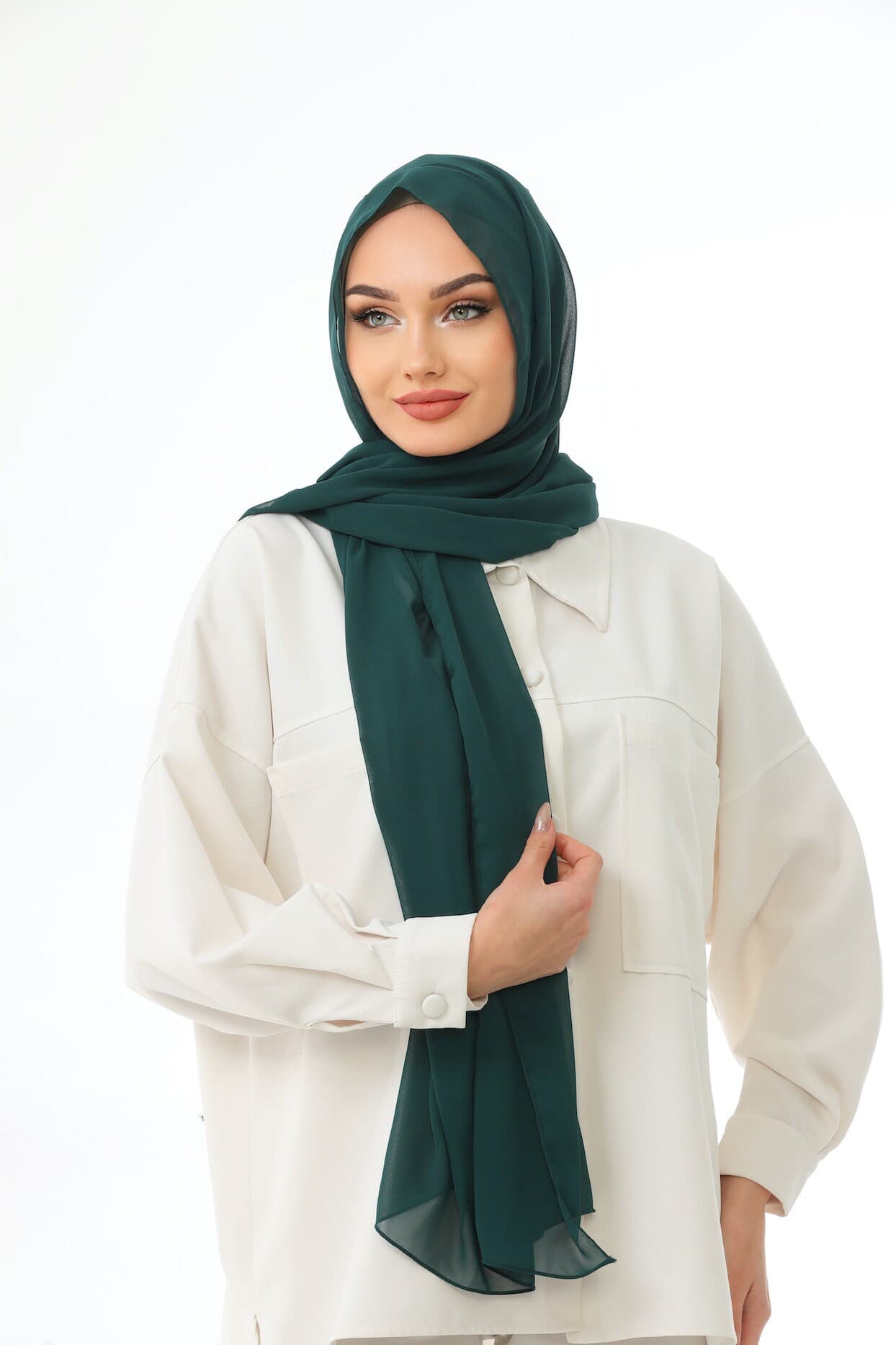 Instant Chiffon Hijab: Ready-to-Wear Muslim Head Wrap - image 3