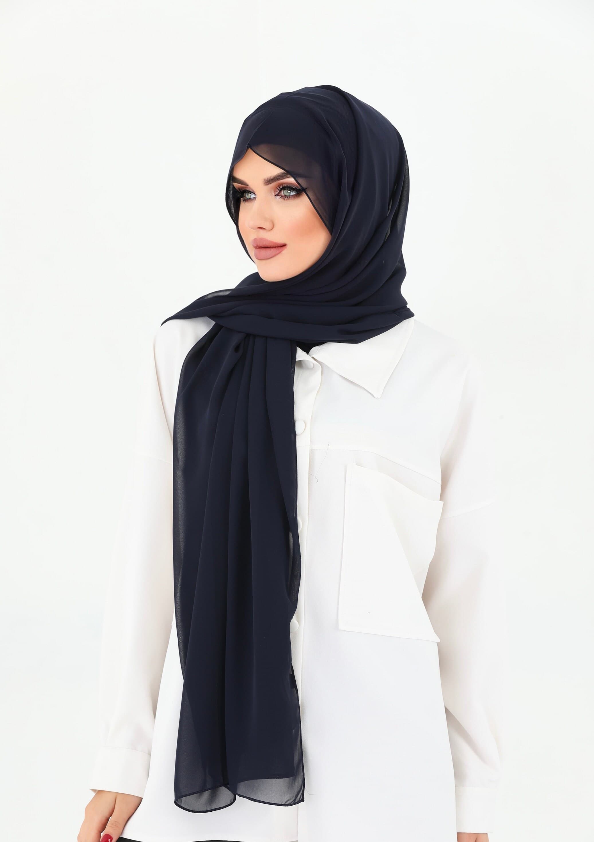Buy 2 Get 1 FREE, Instant Chiffon Hijab, Ready to Wear Wrap, Muslim Scarf - image 4