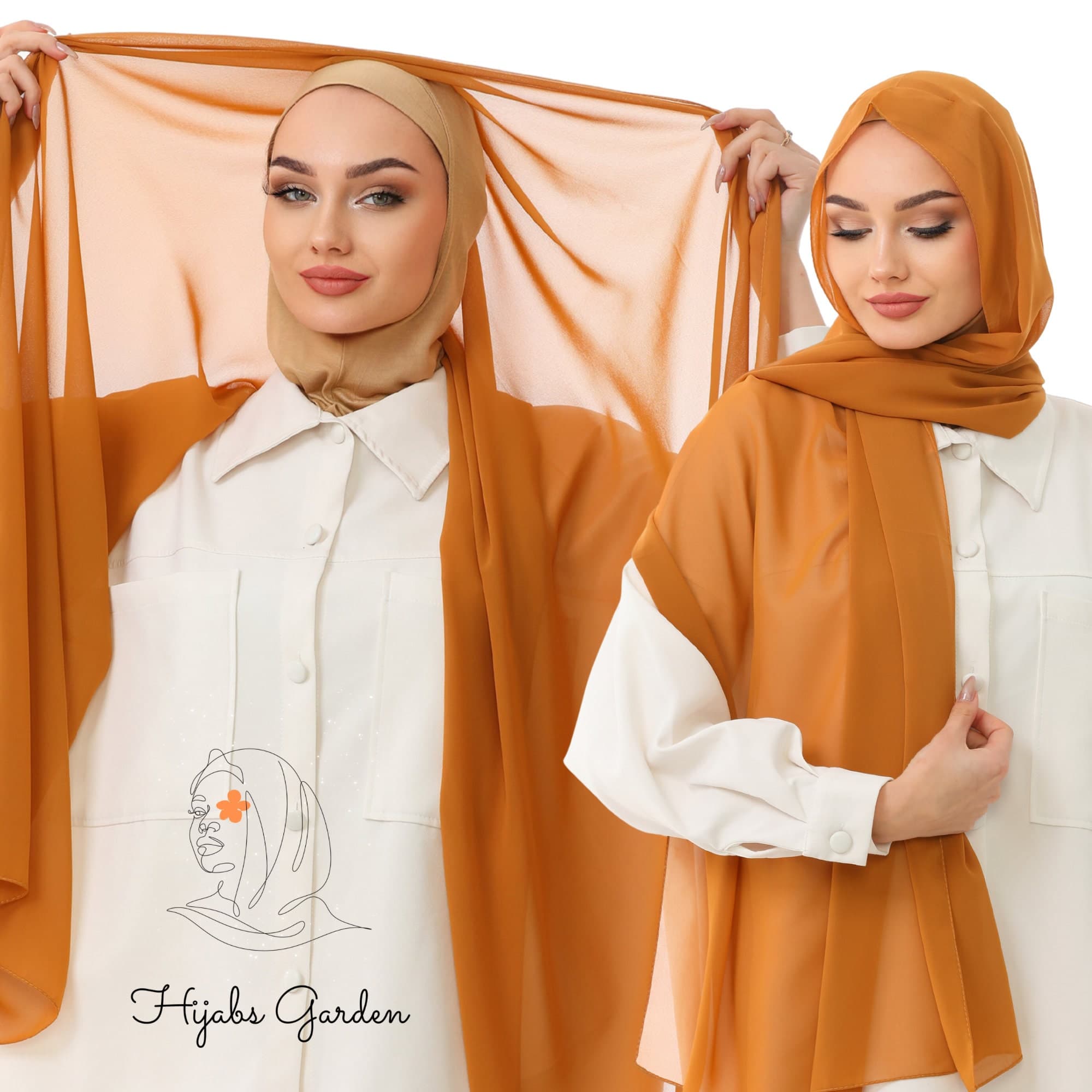 Instant Chiffon Hijab: Ready-to-Wear Muslim Head Wrap - image 5