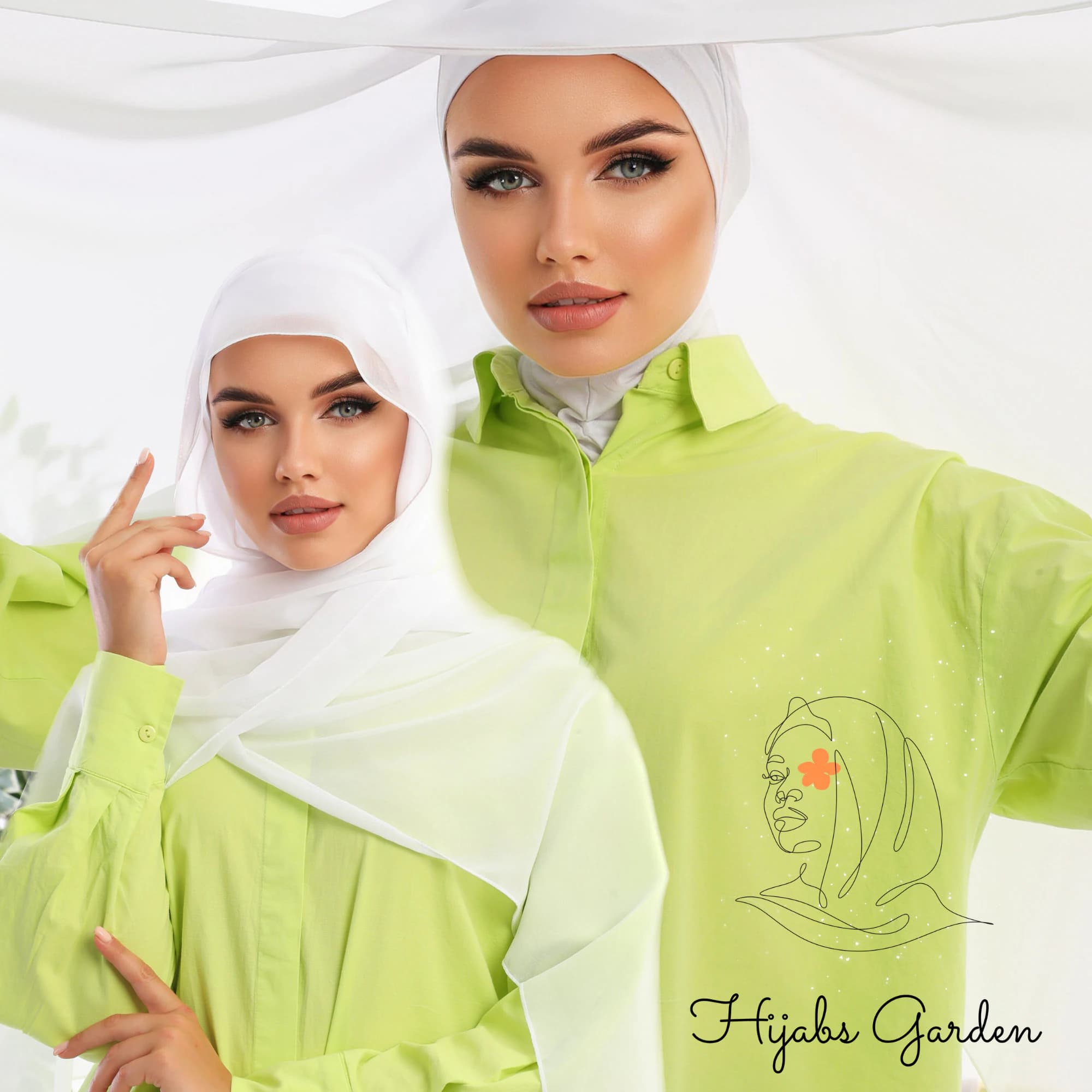 Buy 2 Get 1 FREE, Instant Chiffon Hijab, Ready to Wear Wrap, Cotton Underscarf, Beige Muslim Scarf - image 3