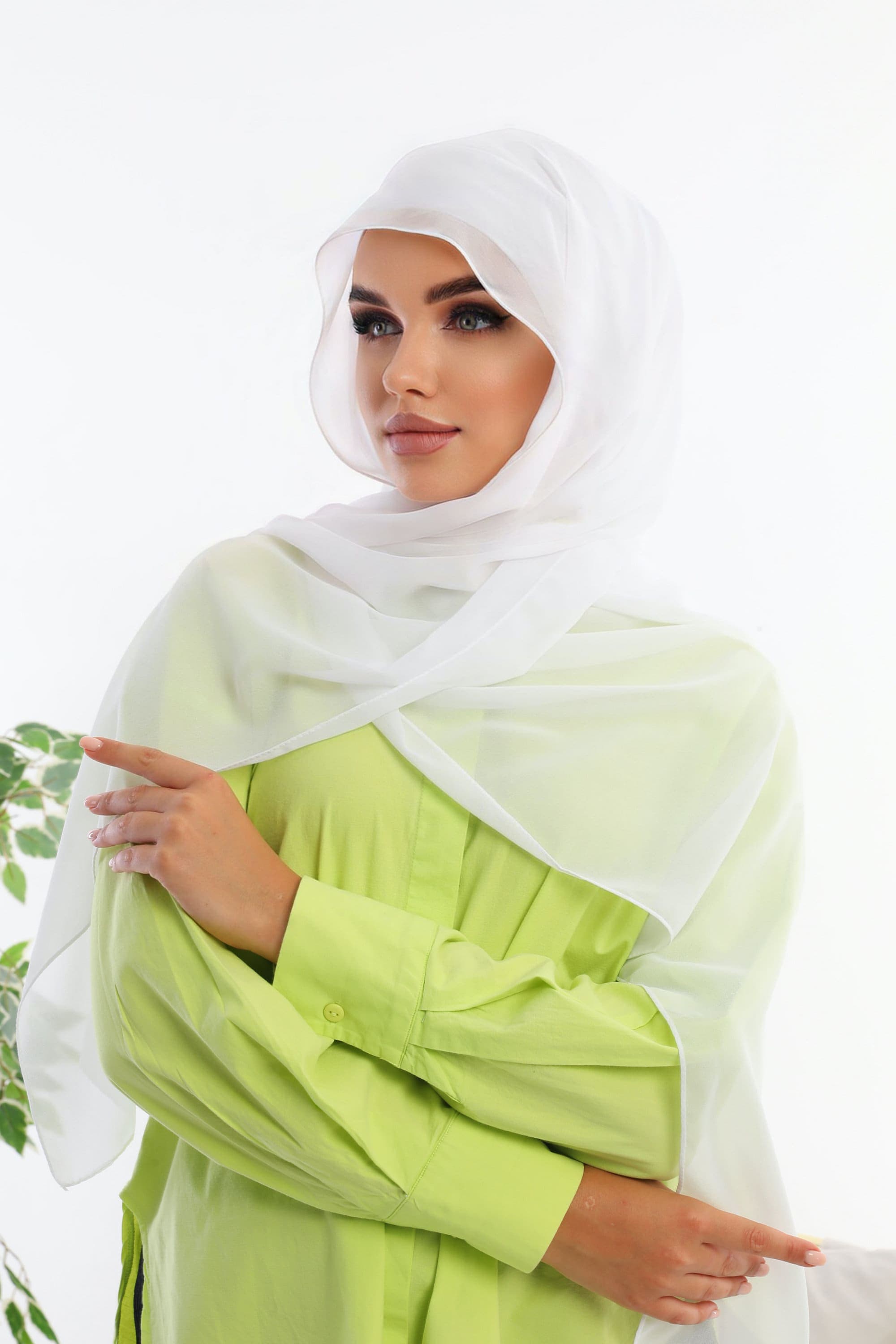 Buy 2 Get 1 FREE, Instant Chiffon Hijab, Ready to Wear Wrap, Lightweight Scarf - image 4