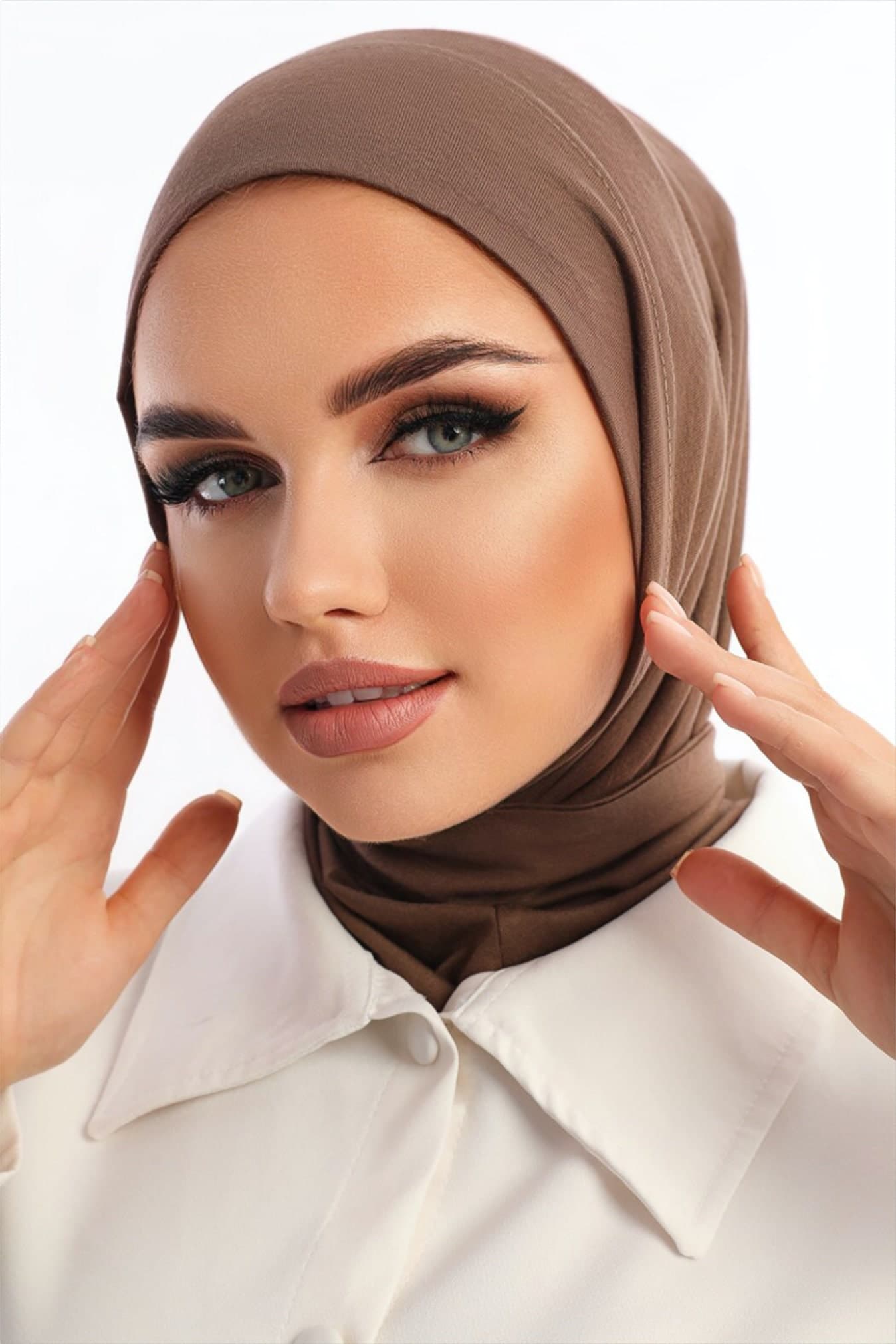 Buy 2 Get 1 FREE!, Instant jersey Hijab, Ready to wear wrap, head wrap, Practical jersey Hijab, Instant Scarf, Ready summer thin hijab - image 5