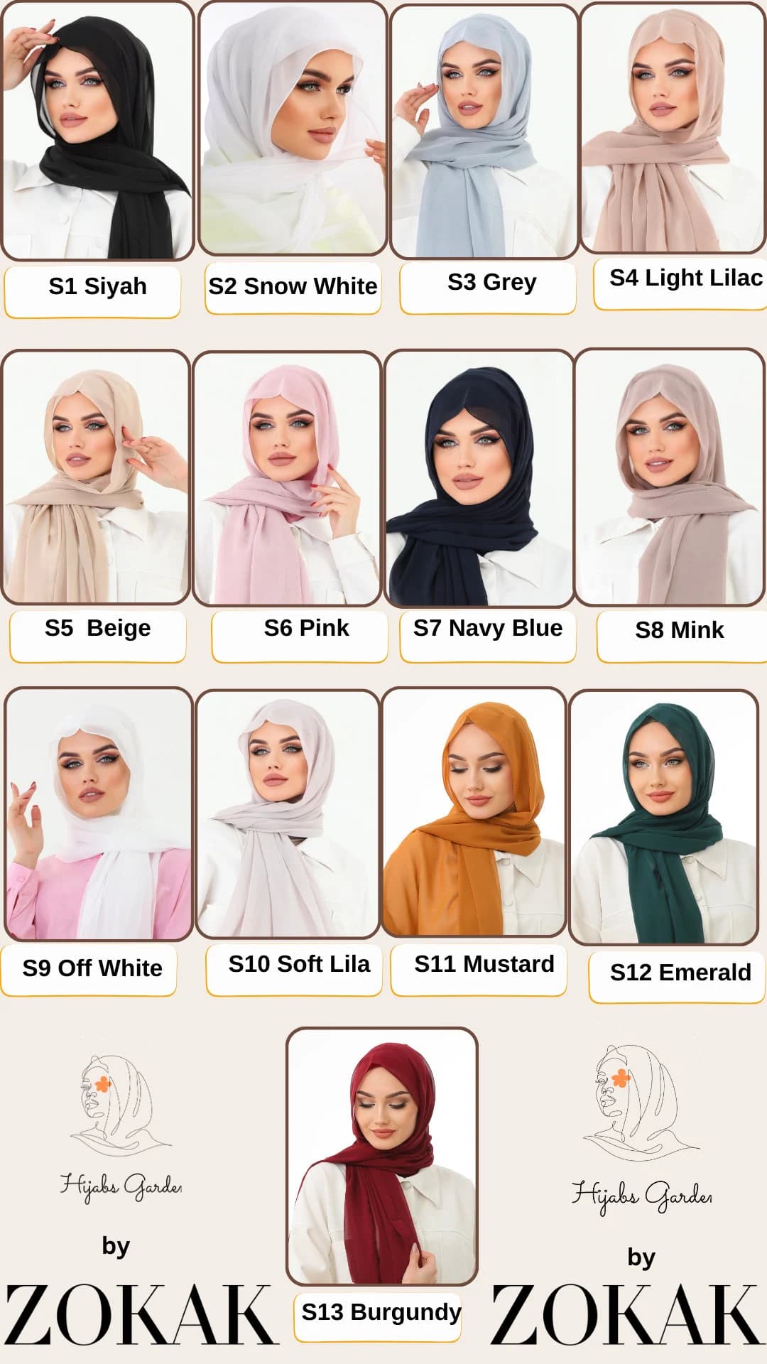 Instant Chiffon Hijab: Ready To Wear Scarf, Easy Head Wrap - image 3