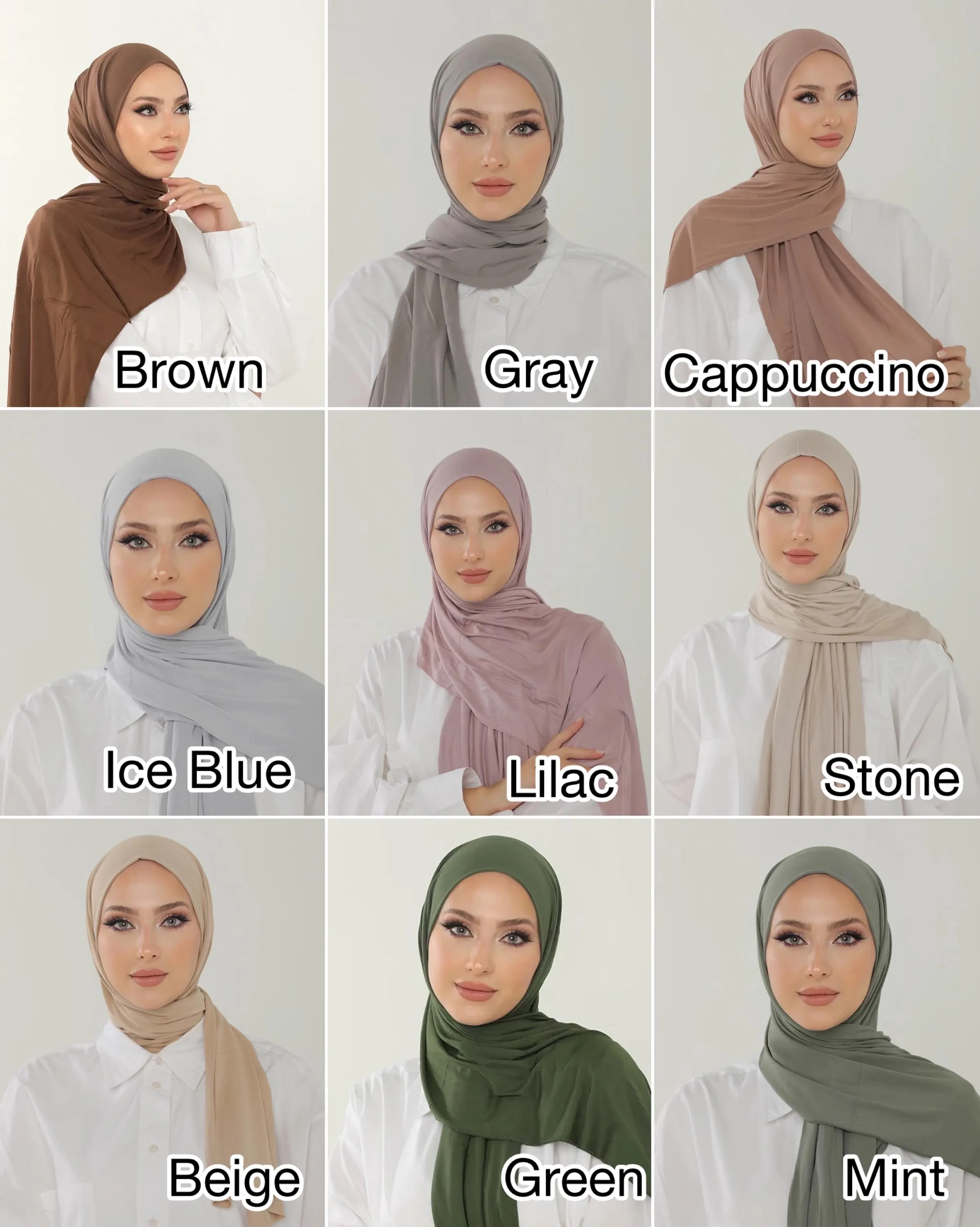 Buy 2 Get 1 FREE!, Premium luxury jersey Hijab, cotton hijab wrap, head wrap,  jersey Hijab, jersey Scarf, Muslim hijab , - image 3