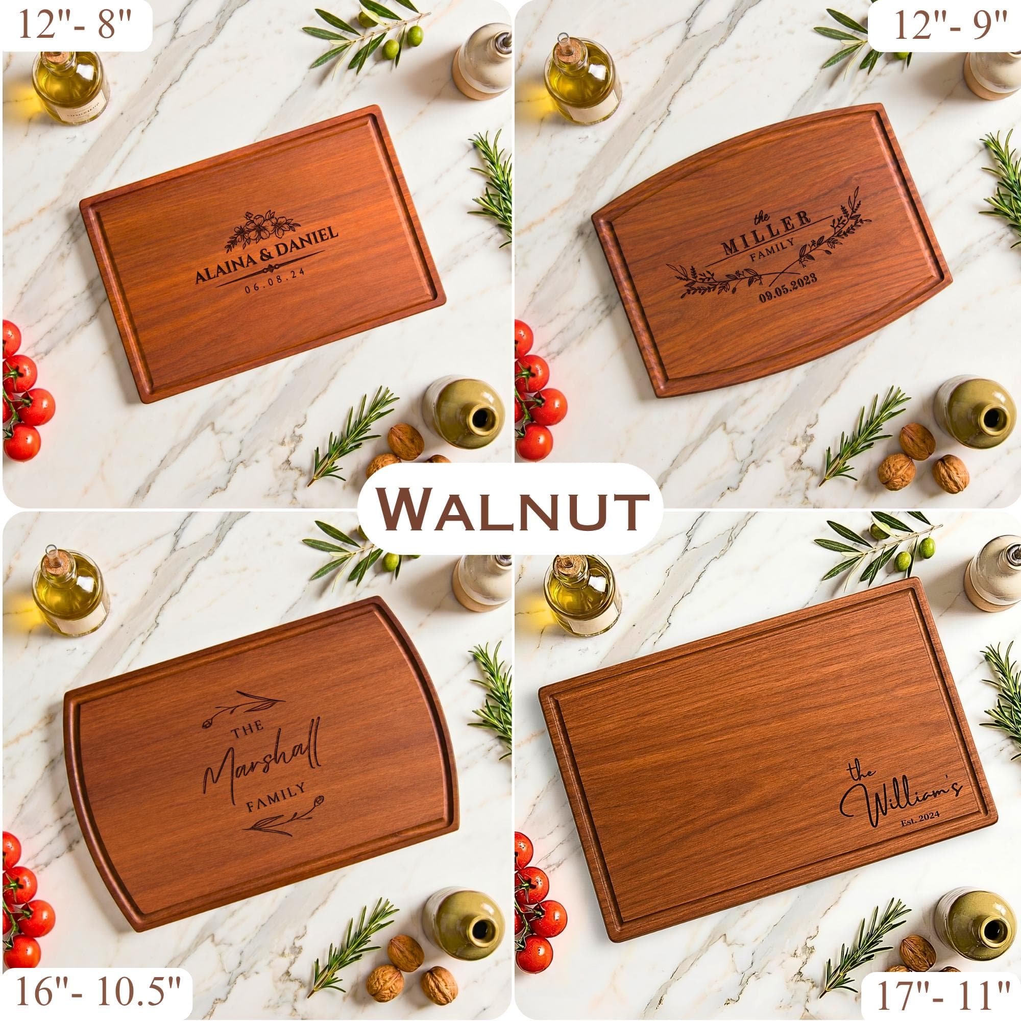 Personalized Tatreez Walnut Cutting Board, Islamic Ramadan Eid Gift, Muslim Home Decor, Arabic Engraved Kitchen Gift, Custom Name Board - image 5