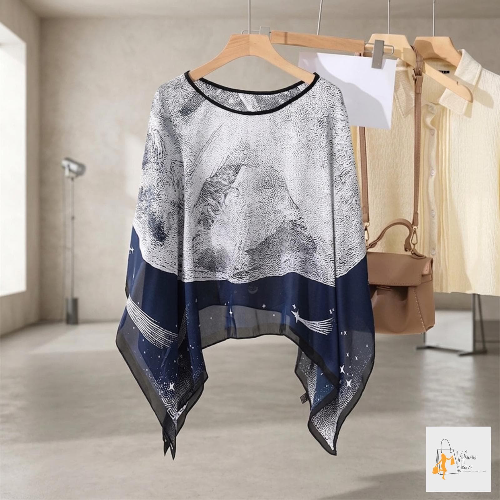 breathable chiffon cover up women vacation beachwear