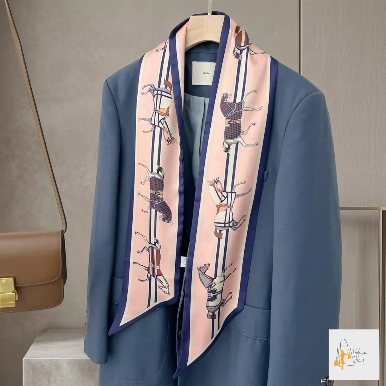 lightweight silk scarf women headband hair wrap style