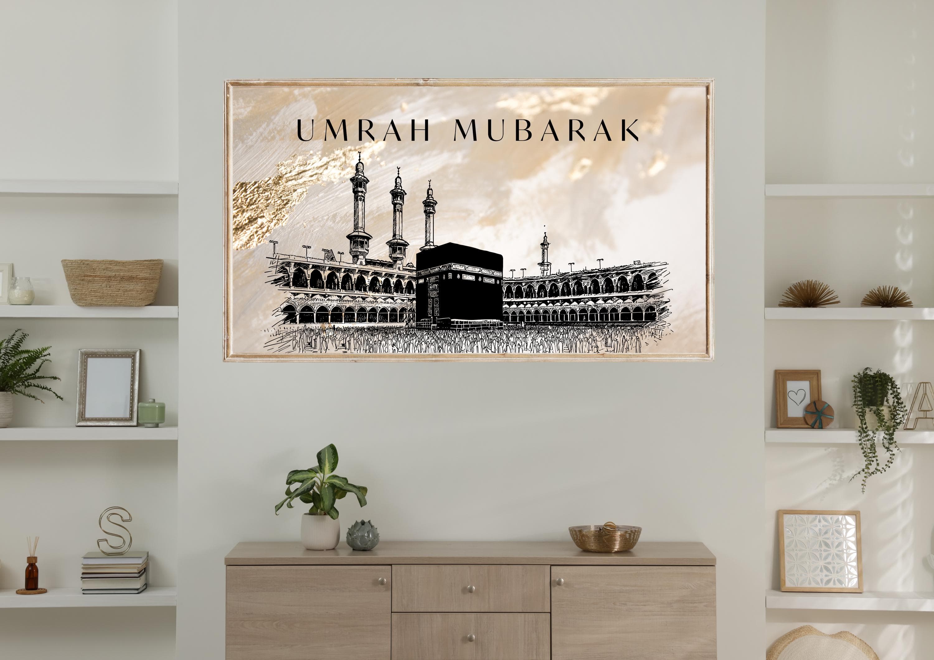 Umrah Mubarak Kaaba Art | Samsung Frame TV, Islamic Home Decor (Digital Download) - image 4