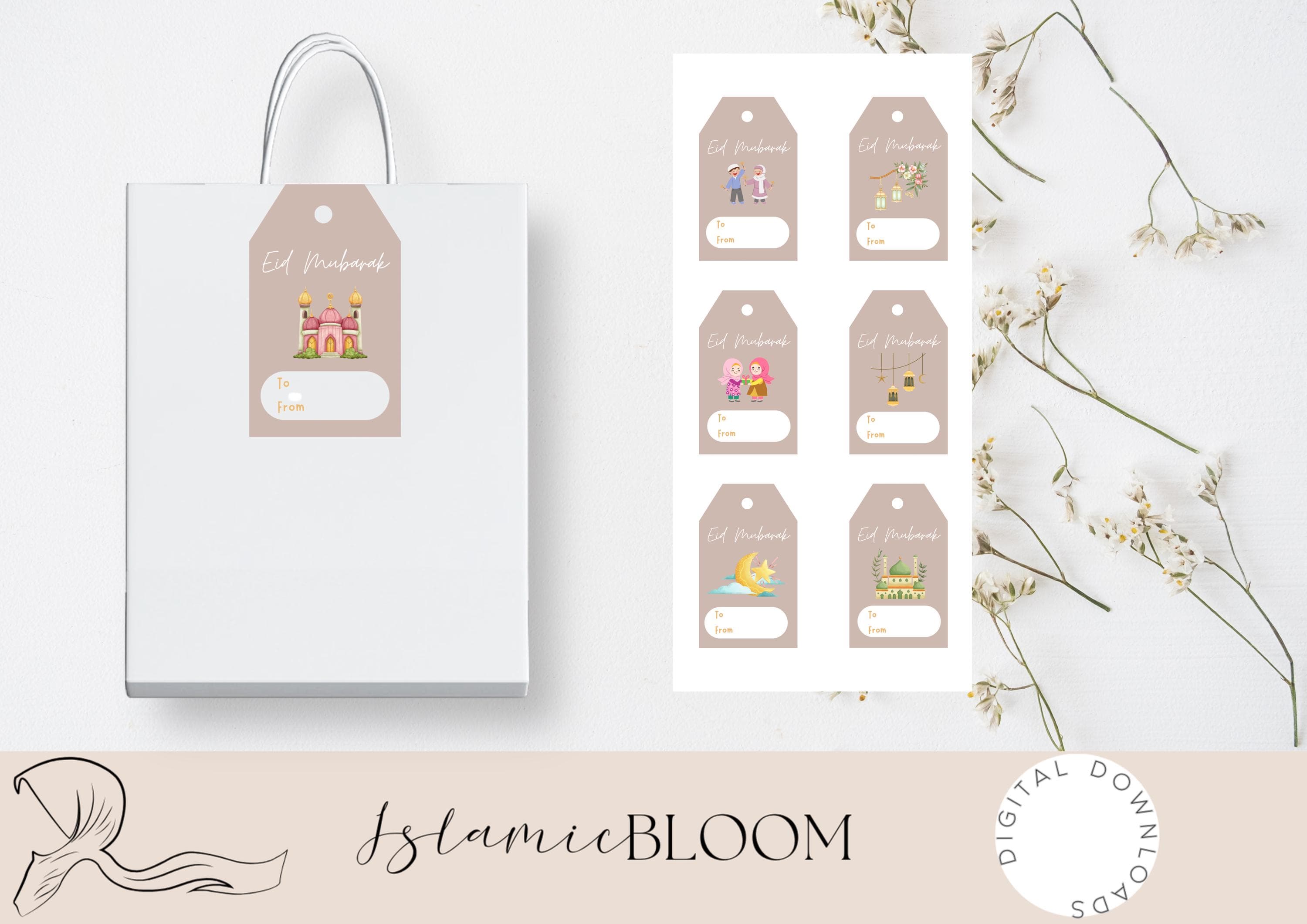 Eid Mubarak Gift Tags | Printable Islamic Designs (A4, Digital Download) - image 5