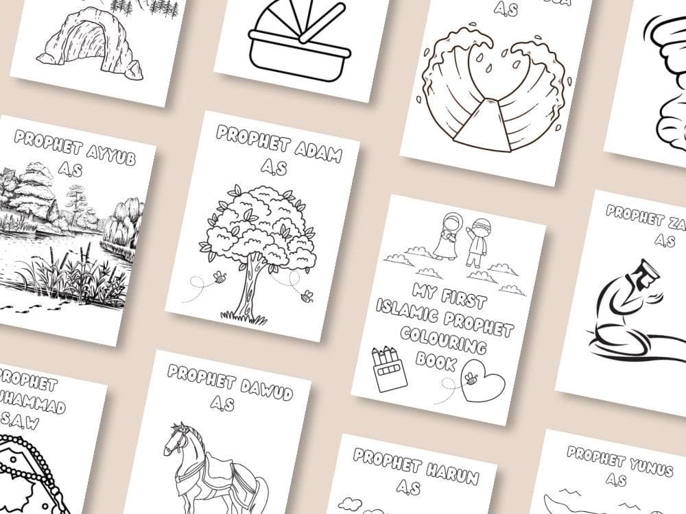 Islamic Prophets Coloring Book | Ramadan Kids Activity (Digital Download) - image 3
