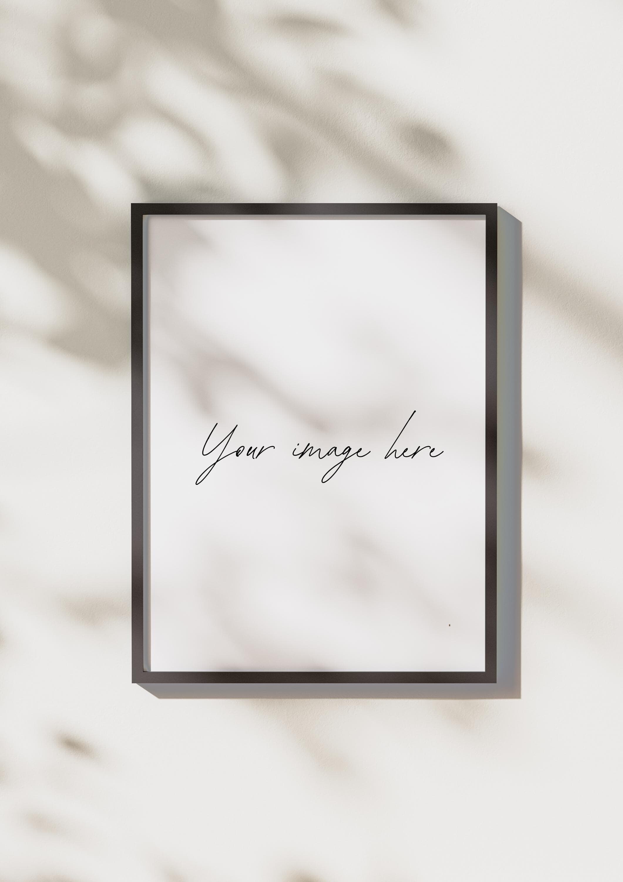 Boho Frame Mockup Set: Wood, White & Black Frames (Digital Download) - image 4