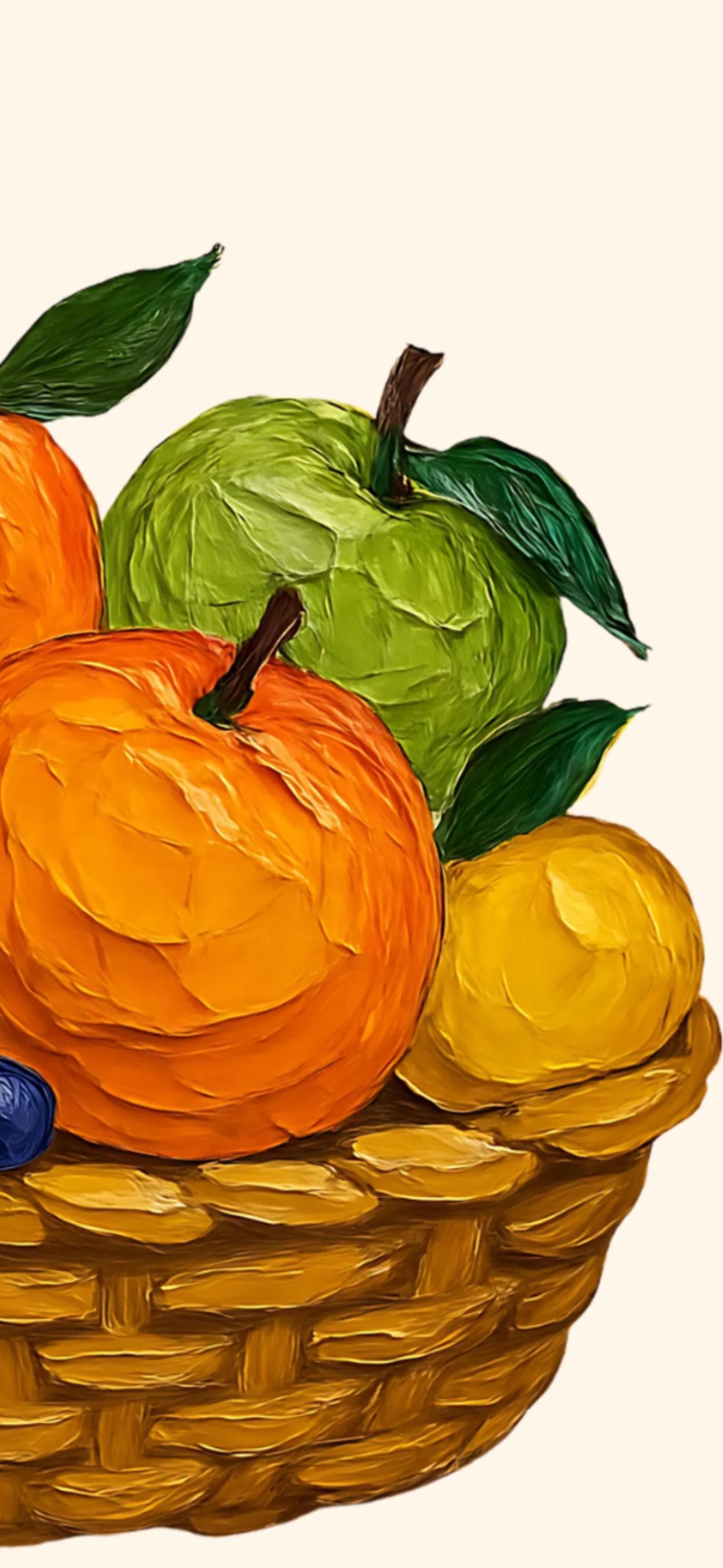 Vintage Fruit Basket Print, Kitchen Dining Room Wall Art (A4 Digital Download) - image 5