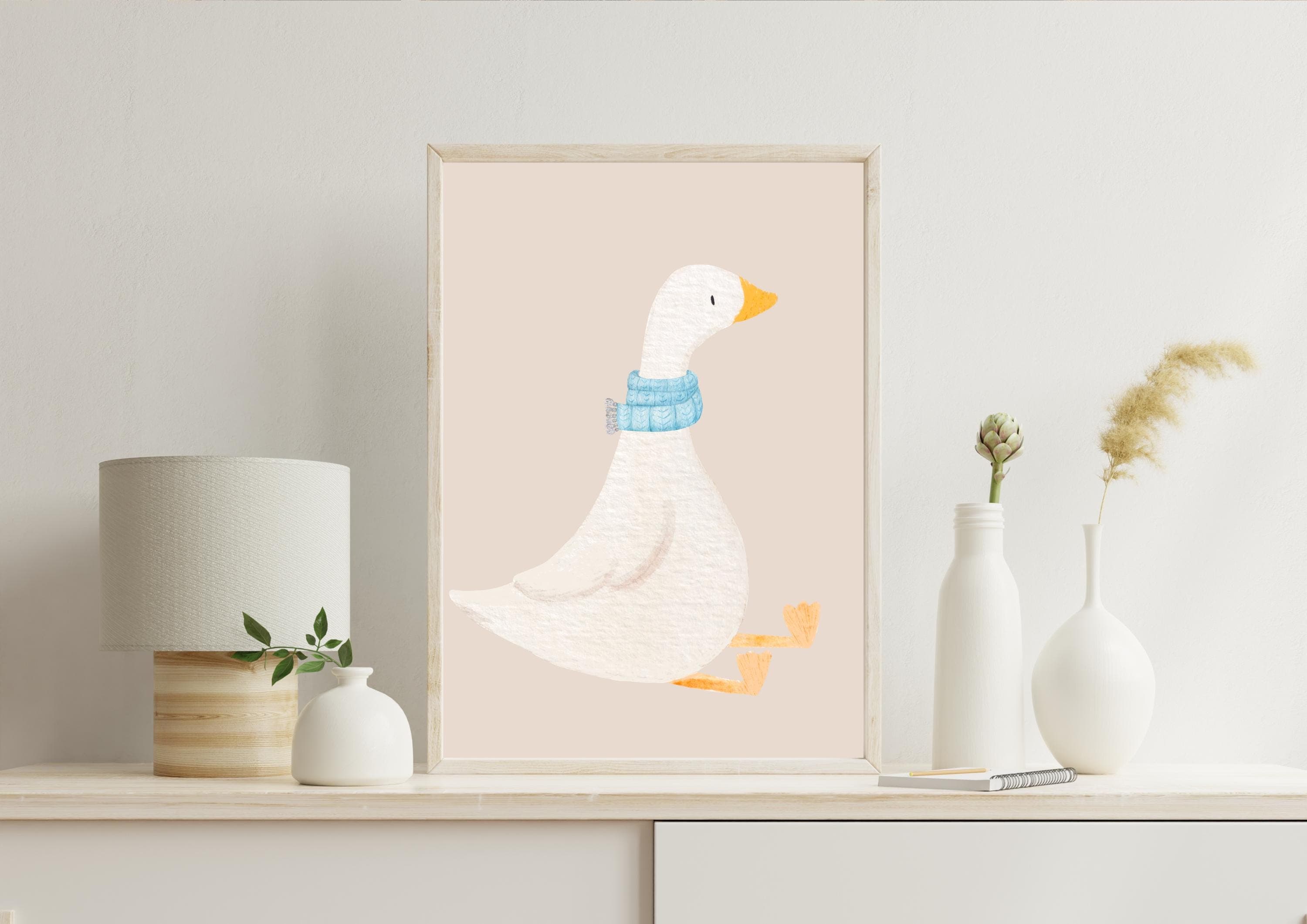 Goose Nursery Print Set: Whimsical Animal Decor (Digital Download) - image 4