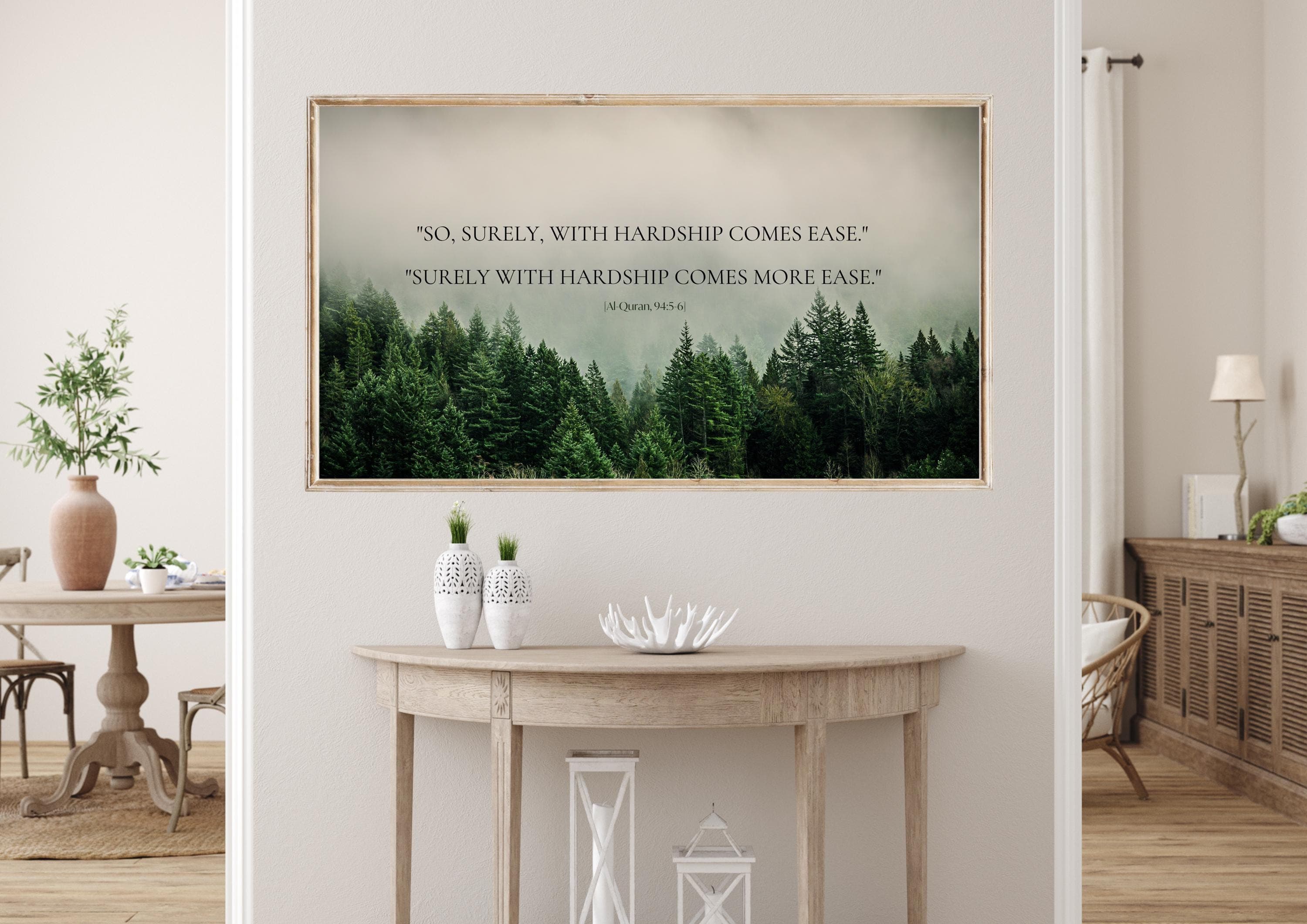 Islamic Samsung Frame TV Art | Quran Verse, Forest Scene (Digital Download) - image 4