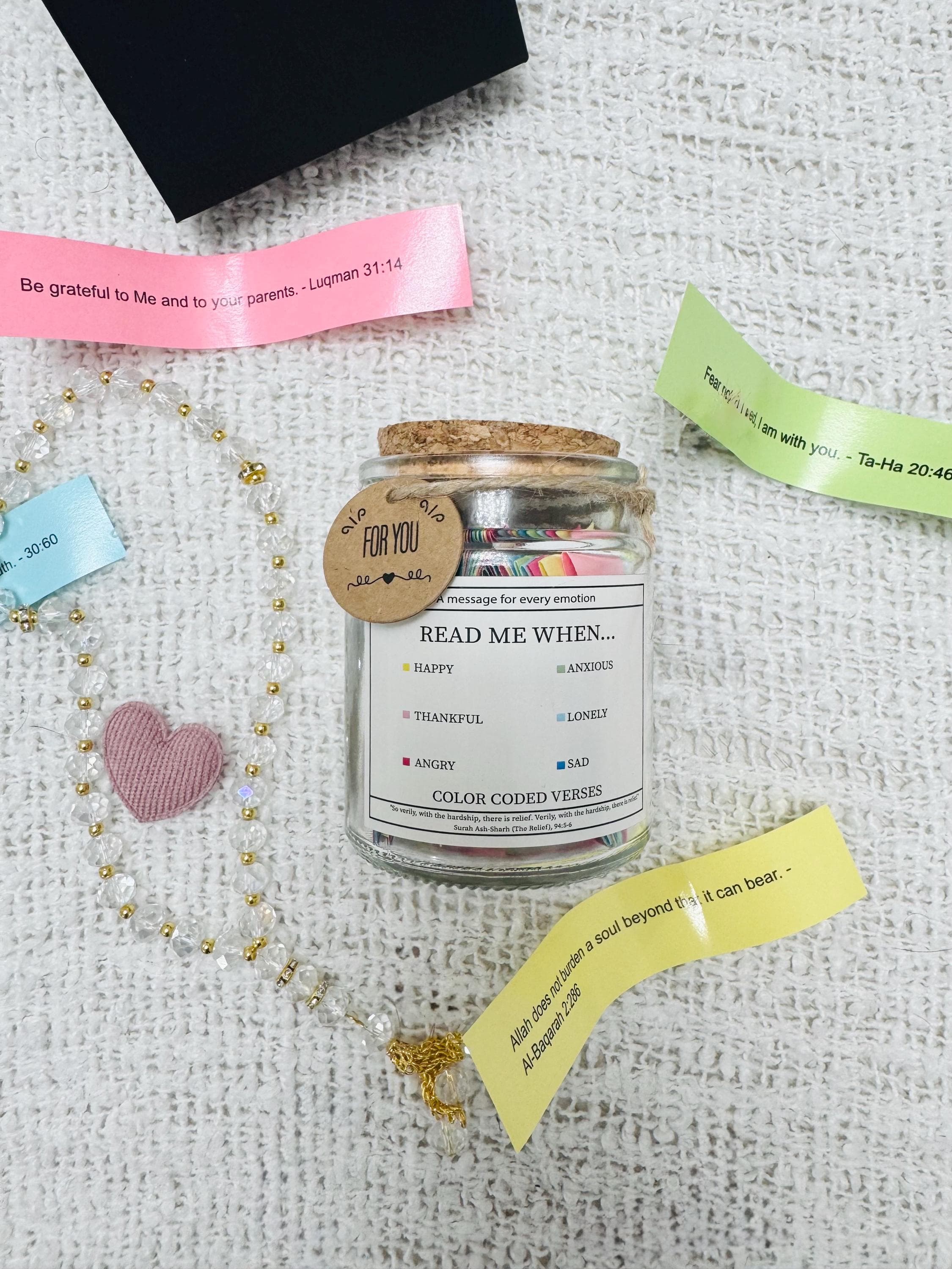 Quran Verse Jar Gift Set | Islamic Comfort, Eid & Ramadan - image 3