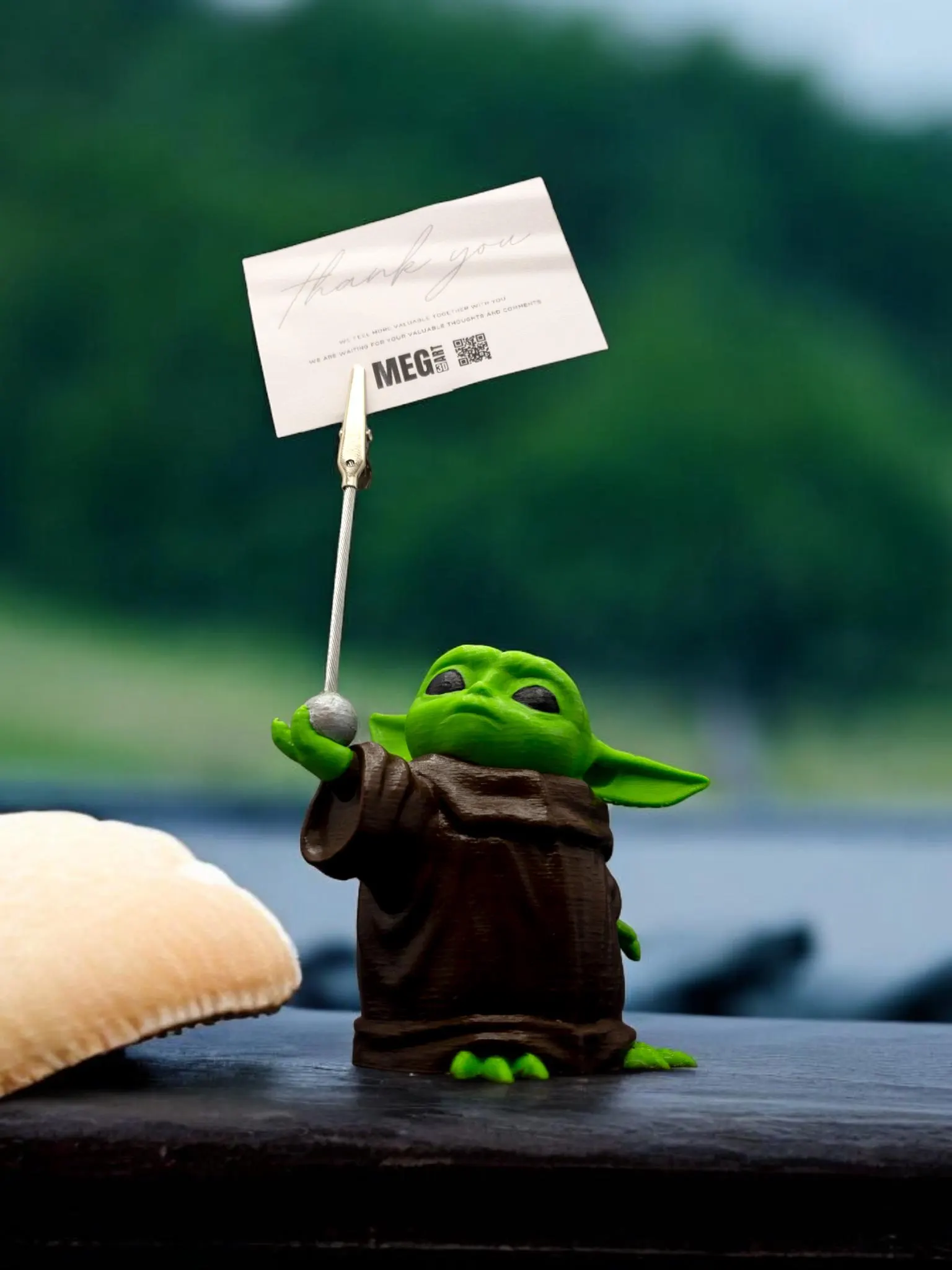 Baby Yoda Grogu Desk Memo Holder – Star Wars Office Decor - image 2
