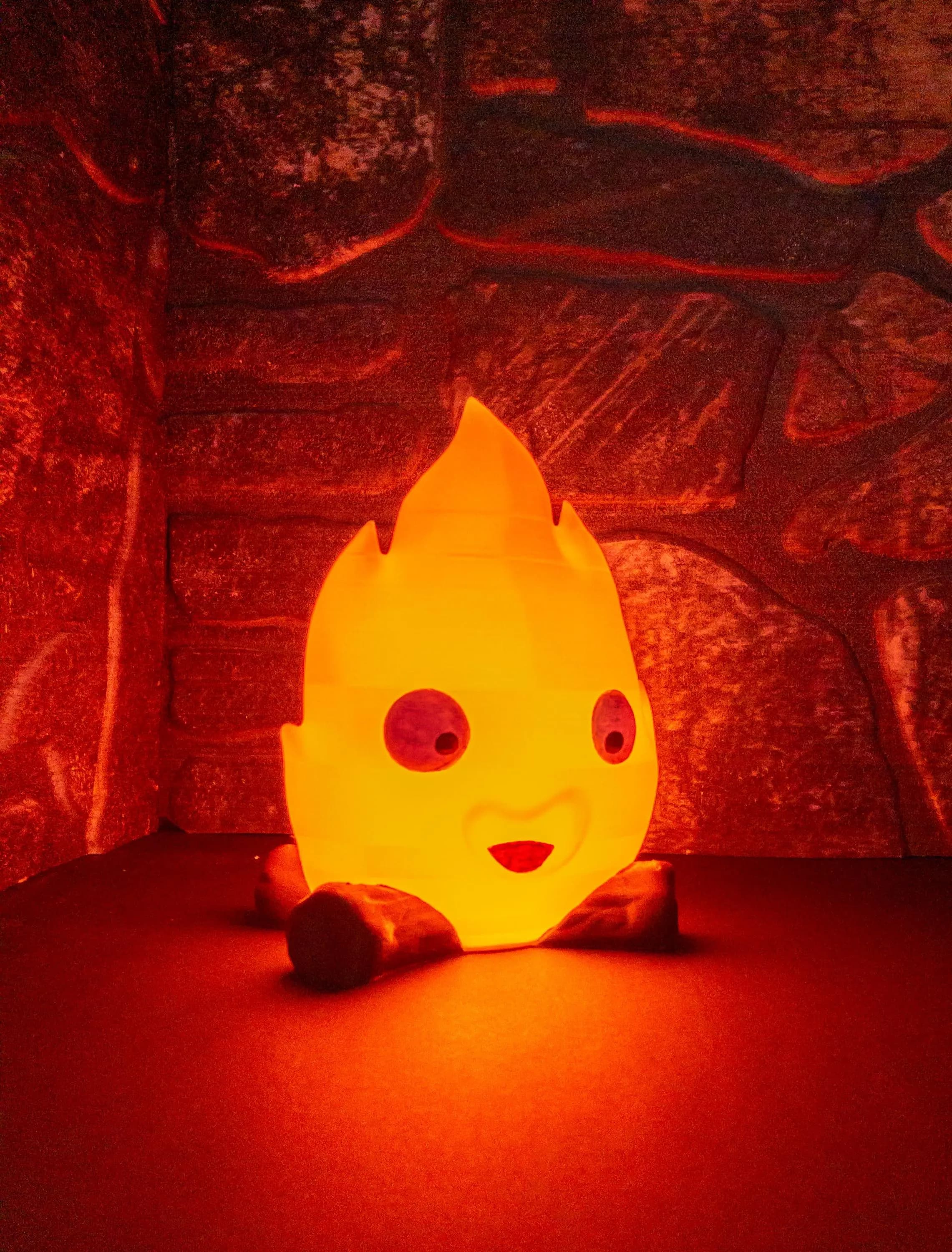 Portable Campfire-Themed Battery-Powered Lamp - Night Light & Desk Lantern - image 4